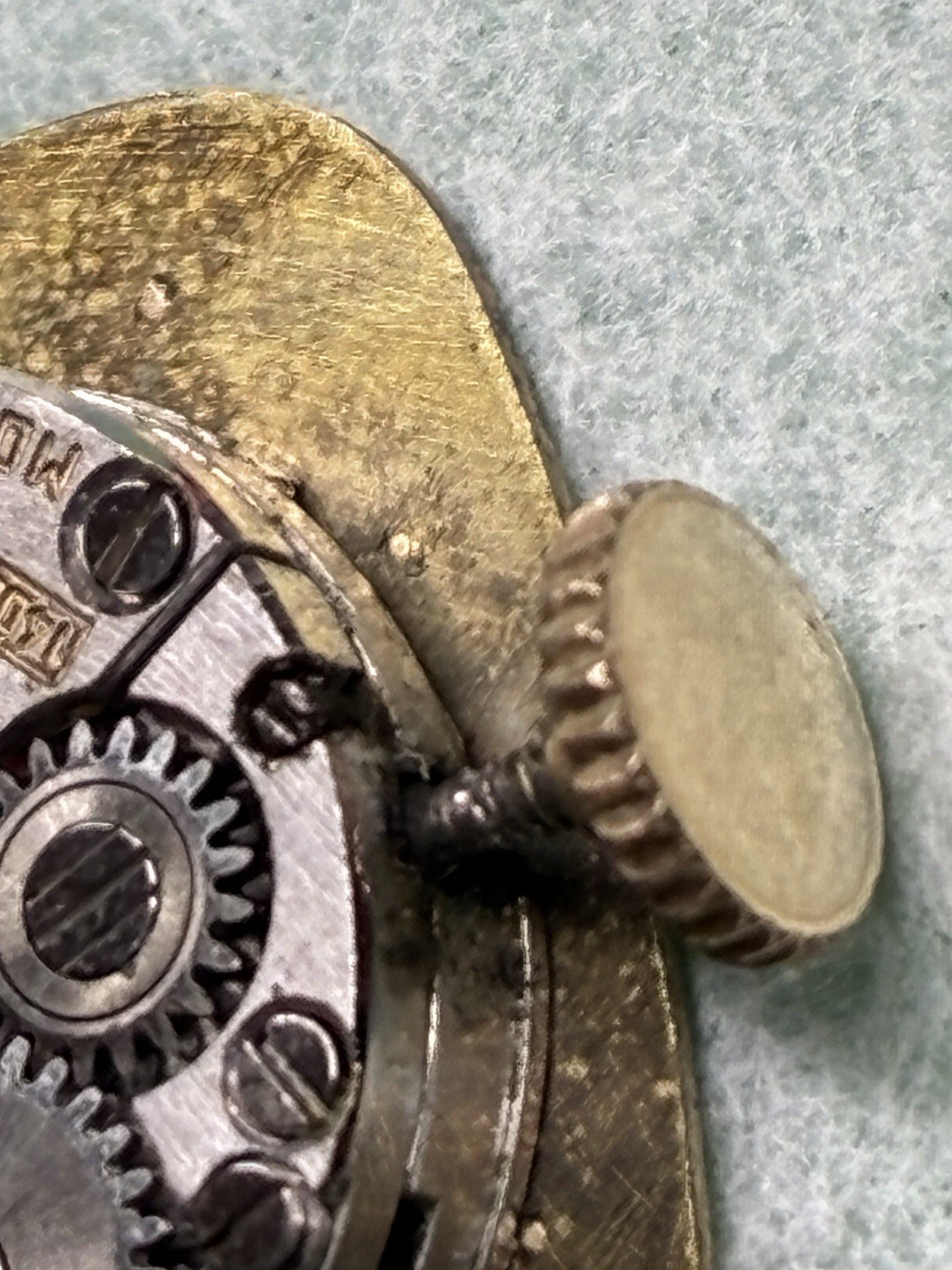 Vintage Rolex Caliber 1400 17-Jewel Wristwatch Movement Repair, Parts