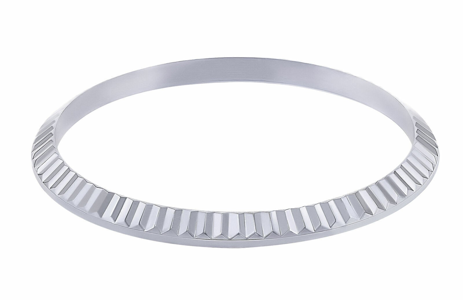 Stainless Steel Fluted Bezel For Rolex Date 15000, 15010, 15200, 15210