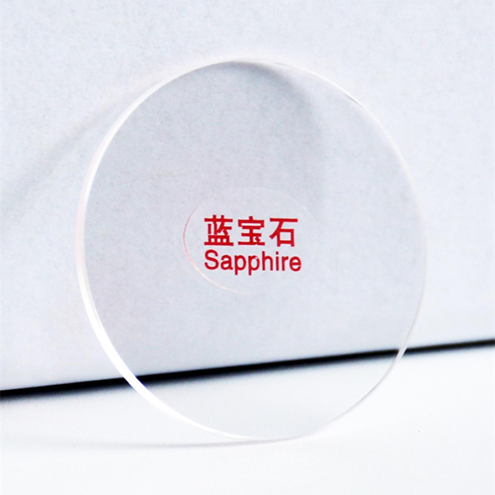 Replacement 28-36.5mm DIA 1.5mm Thickness Flat Sapphire Watch Glass Crystal