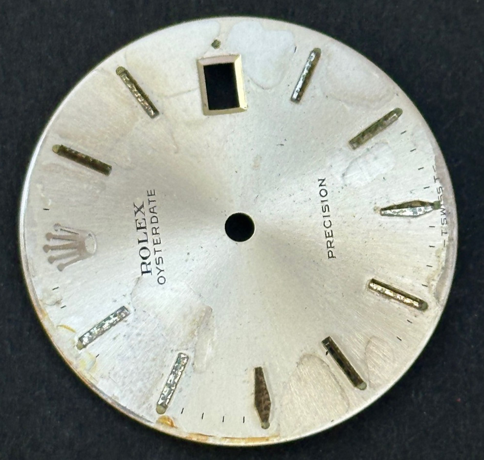 Vintage Rolex Oysterdate Precision Watch Dial For 6694