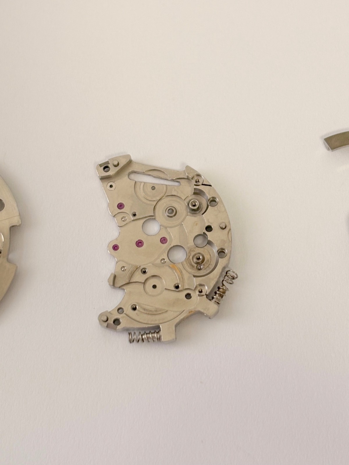 Jaeger LeCoultre Cal K 815 Memovox Alarm Movement Part Balance Fork Barrel Wheel
