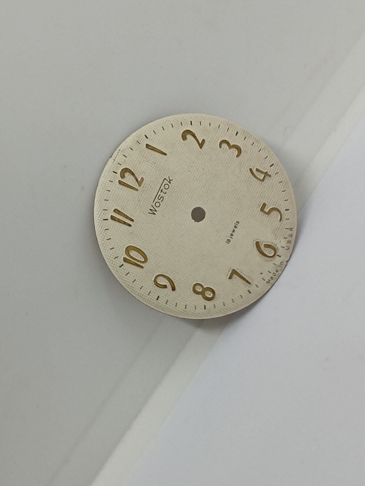 Vintage New NOS DIAL FOR Vostok 2pcs. Wostok Восток Watch 18 Jewels Cal. 2209