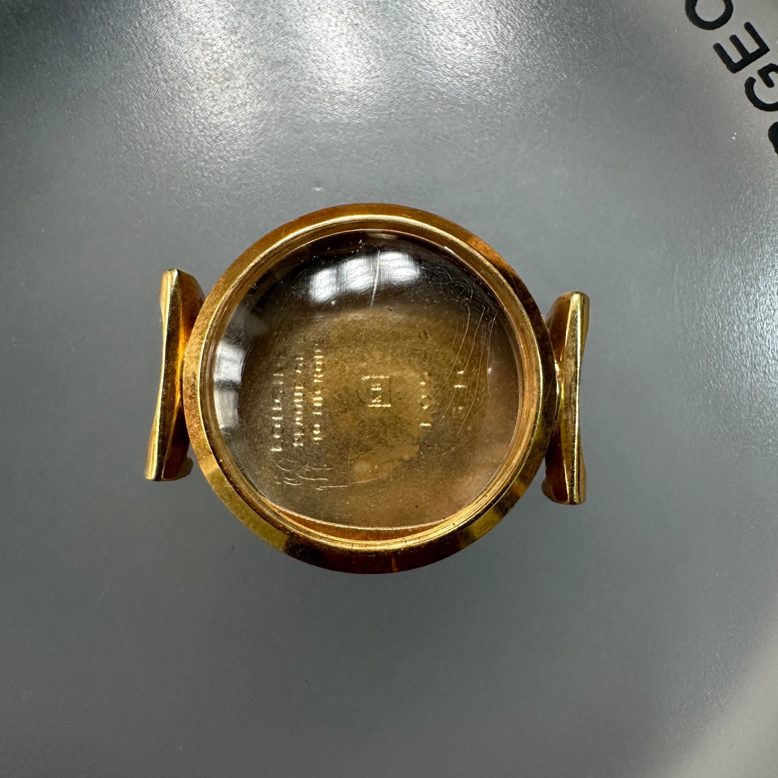 Longines watch case ref: 7105-2 346 Plated 40mic. 18.5mm with glass