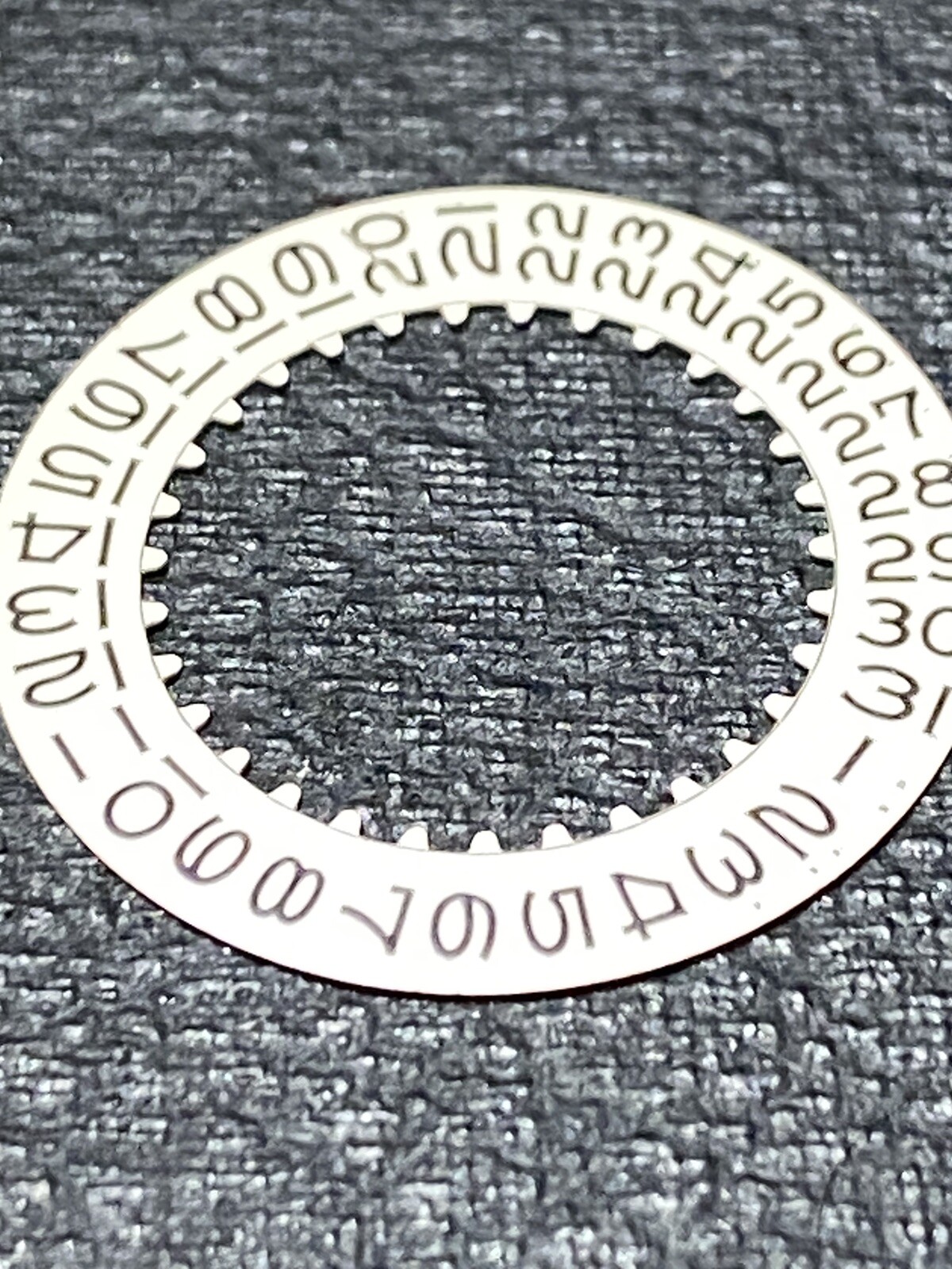 ExRare Original Vintage Rolex Hook Nose 7 Date Wheel, Sub GMT 1675 Nicest Avail