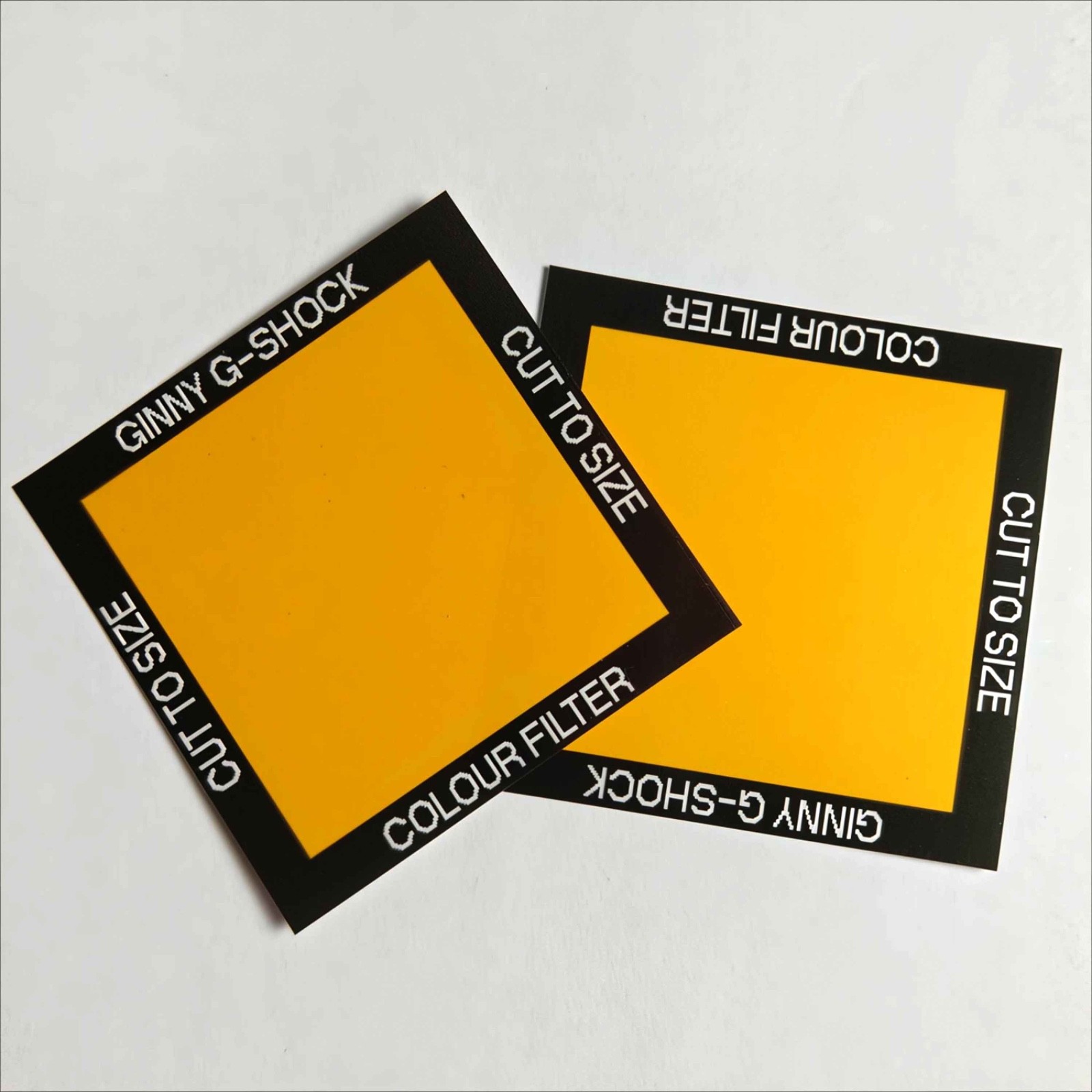 Gold LCD Colour Kit | Casio G-Shock Display Mod | Self Adhesive | Cut to Size