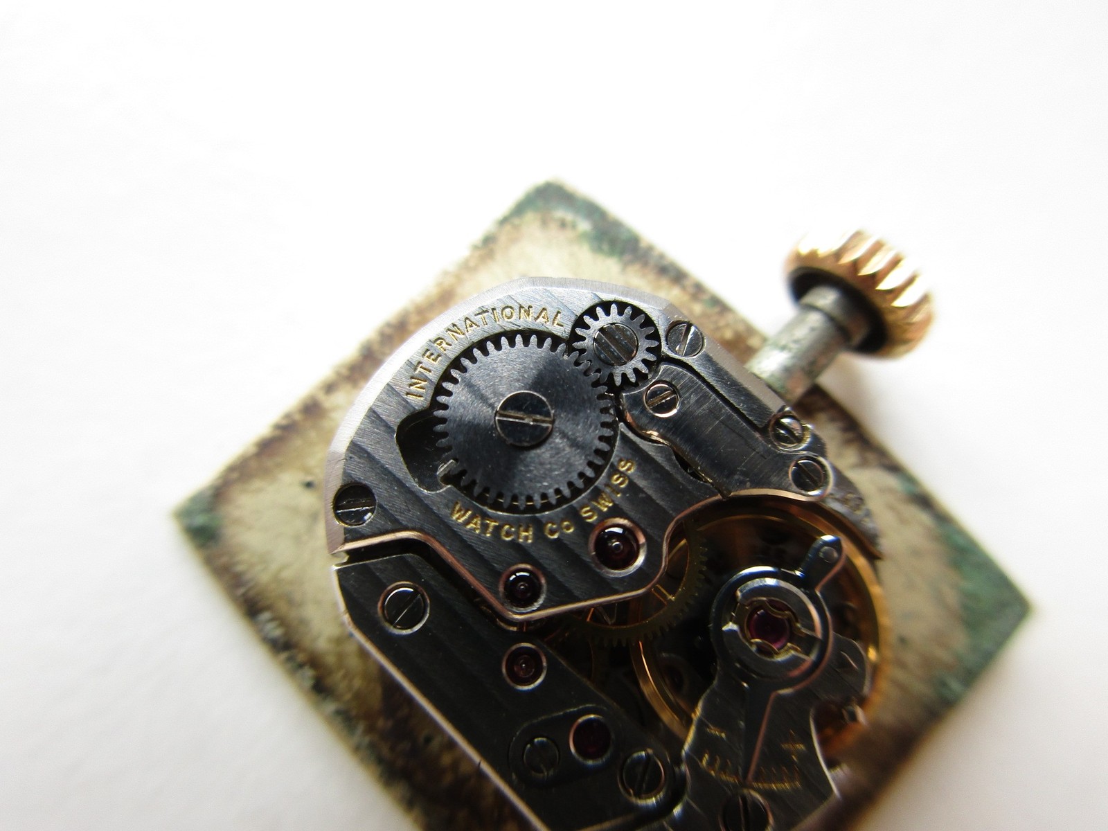 International watch co IWC cal. 431 Swiss watch movement & dial – running