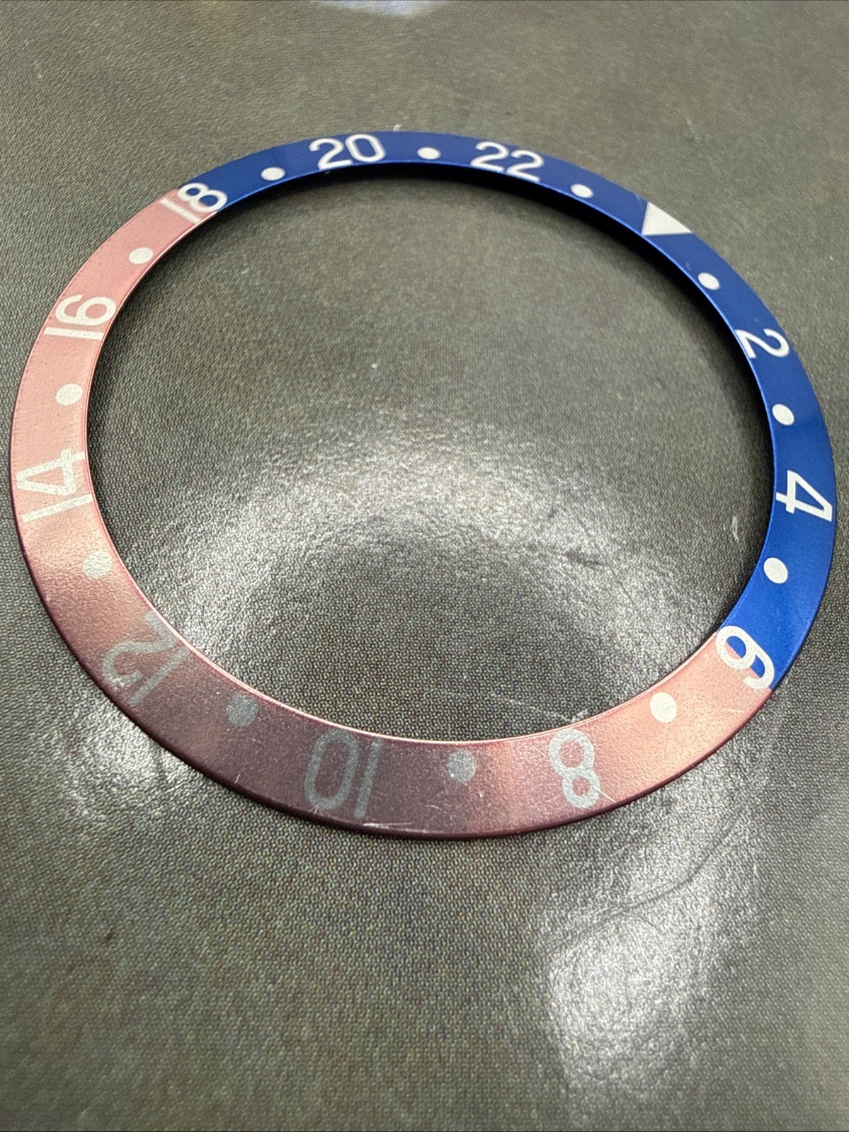 Genuine Rolex GMT Master Pepsi Red Blue Bezel Insert 16700 16710 16760 Gorgeous