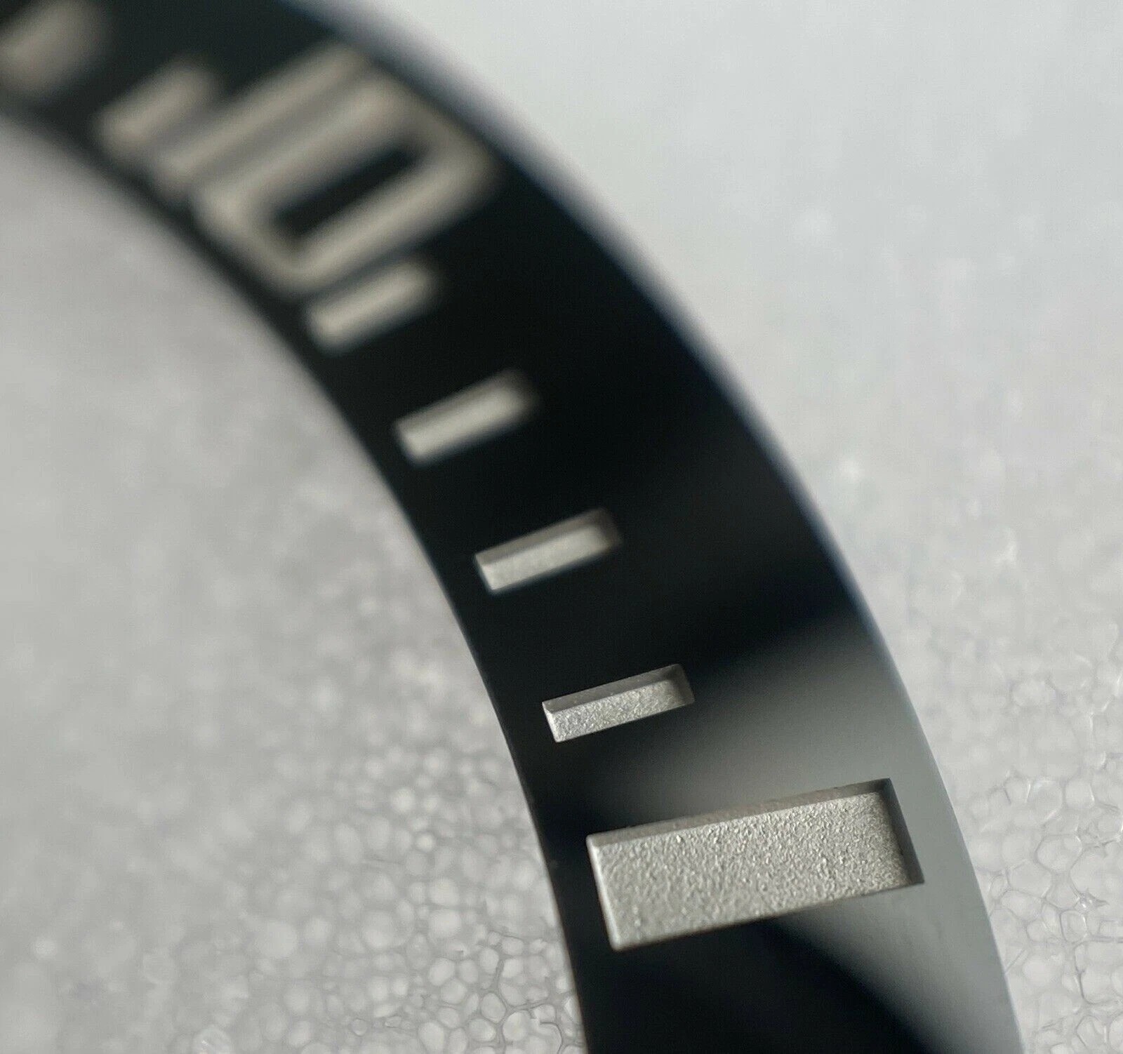 BLACK Ceramic Bezel Insert Fits 40mm Rolex Submariner 116610LN 114060LN