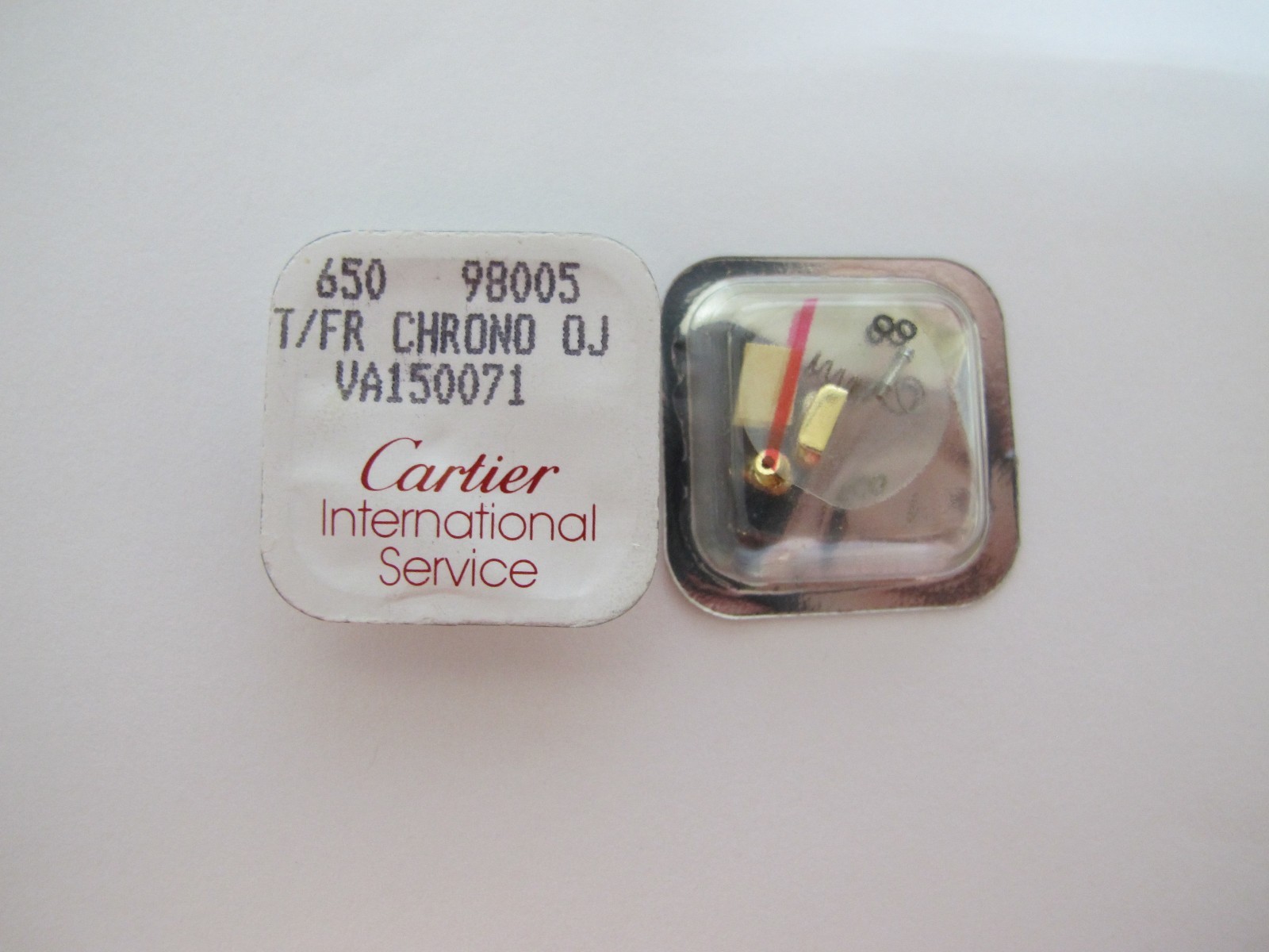 CARTIER WATCH PARTS TANK FRANCAISE CHRONO – SET FOR PUSH BUTTON GOLD VA150071