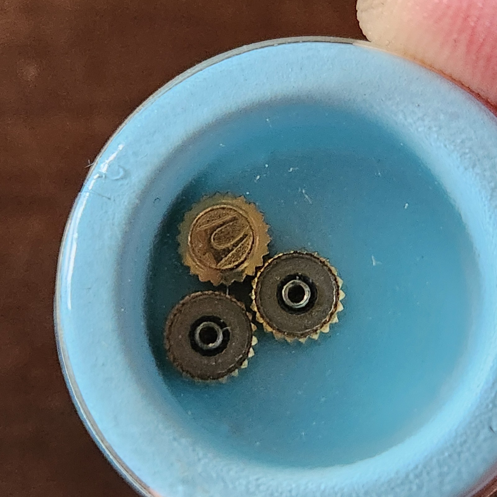 Bulova Accutron Crown NOS Part #102B-306Y Group 8 Yellow – ONE ONLY