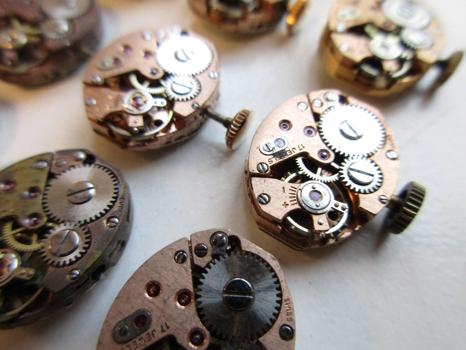 AS A. Schild cal. 1012 Swiss watch movements “copper color”- for parts