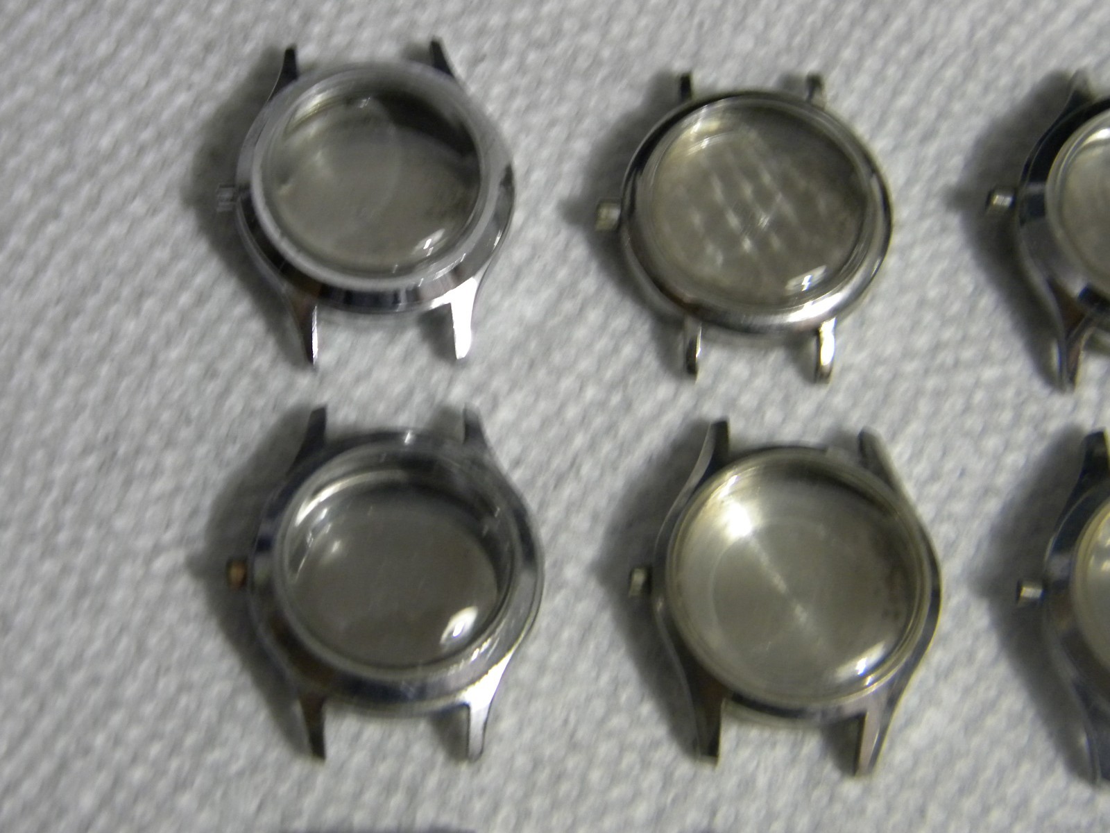 Lot of Ladies Mostly Stainless Steel Wrist Watch Cases Watches and Partial Cases