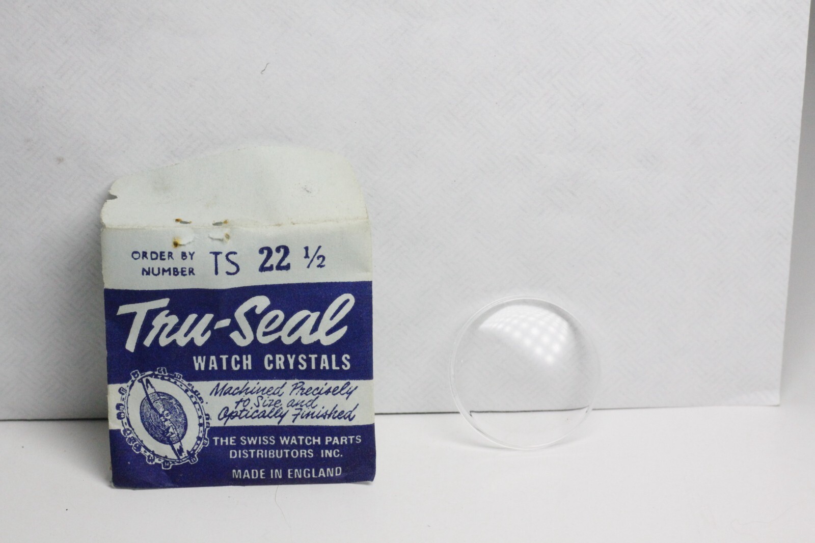 NOS Tru-Seal Watch Crystal TS 22 1/2