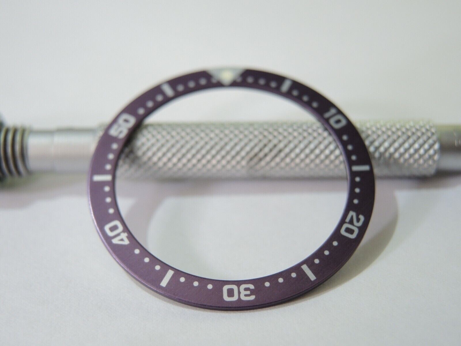 NEW PURPLE BEZEL INSERT 33.5MM MEDIUM DIVERS SKX013 (7S26-0030) /4205-0150 WATCH