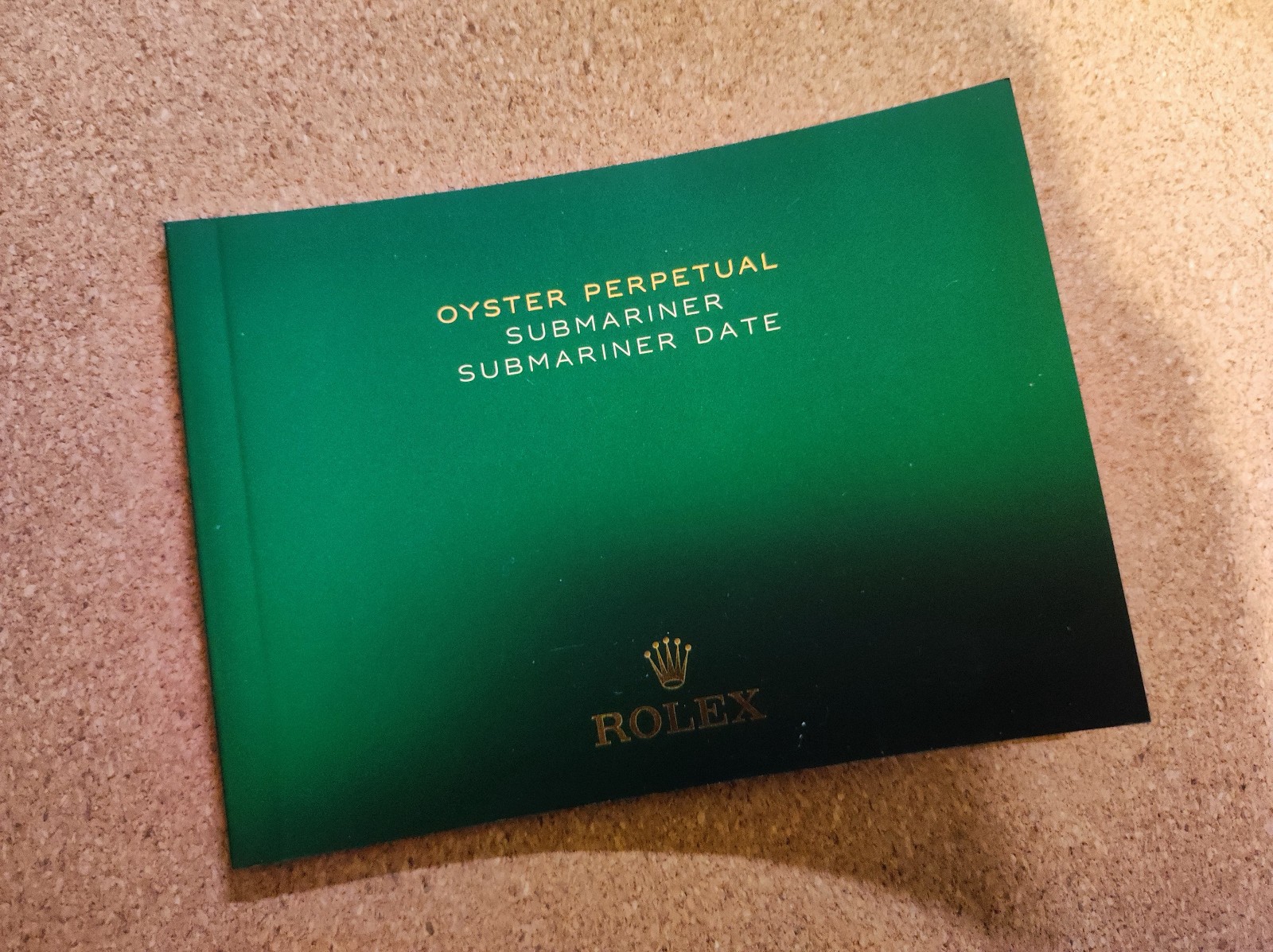 English 2019 Rolex Submariner Watch Manual Booklet