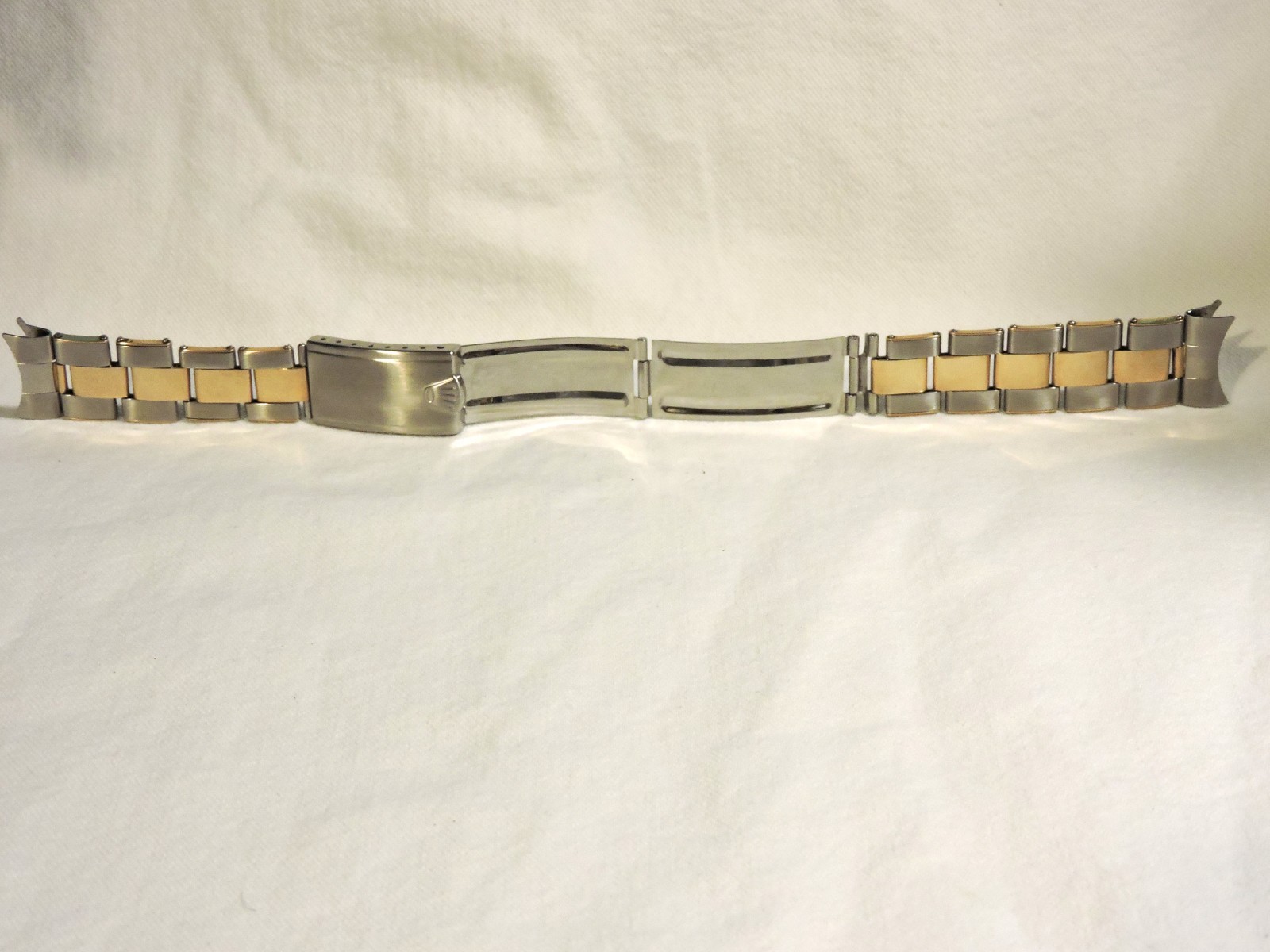 Rolex U.S.A. C & I Vintage Rivet Band 14K GOLD/Steel 20mm from 1950’s VERY RARE!