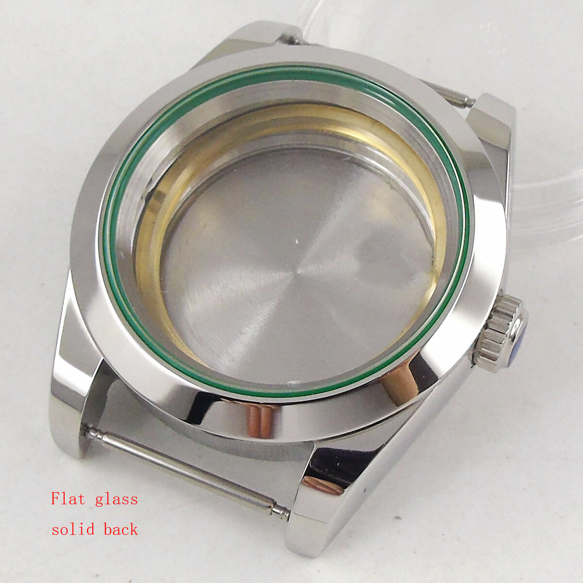 Bliger 36mm/39mm Silver watch case sapphire glass for NH35 NH36 MIYOTA 8215 821A