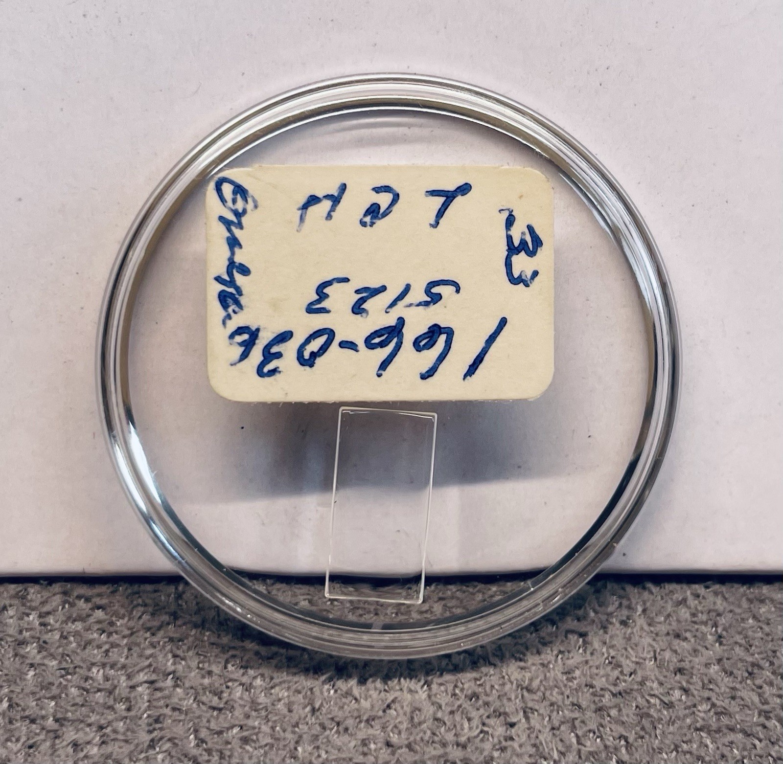 OMEGA Watch Crystal White Ring 166-036 Calendar Date Loupe 5123
