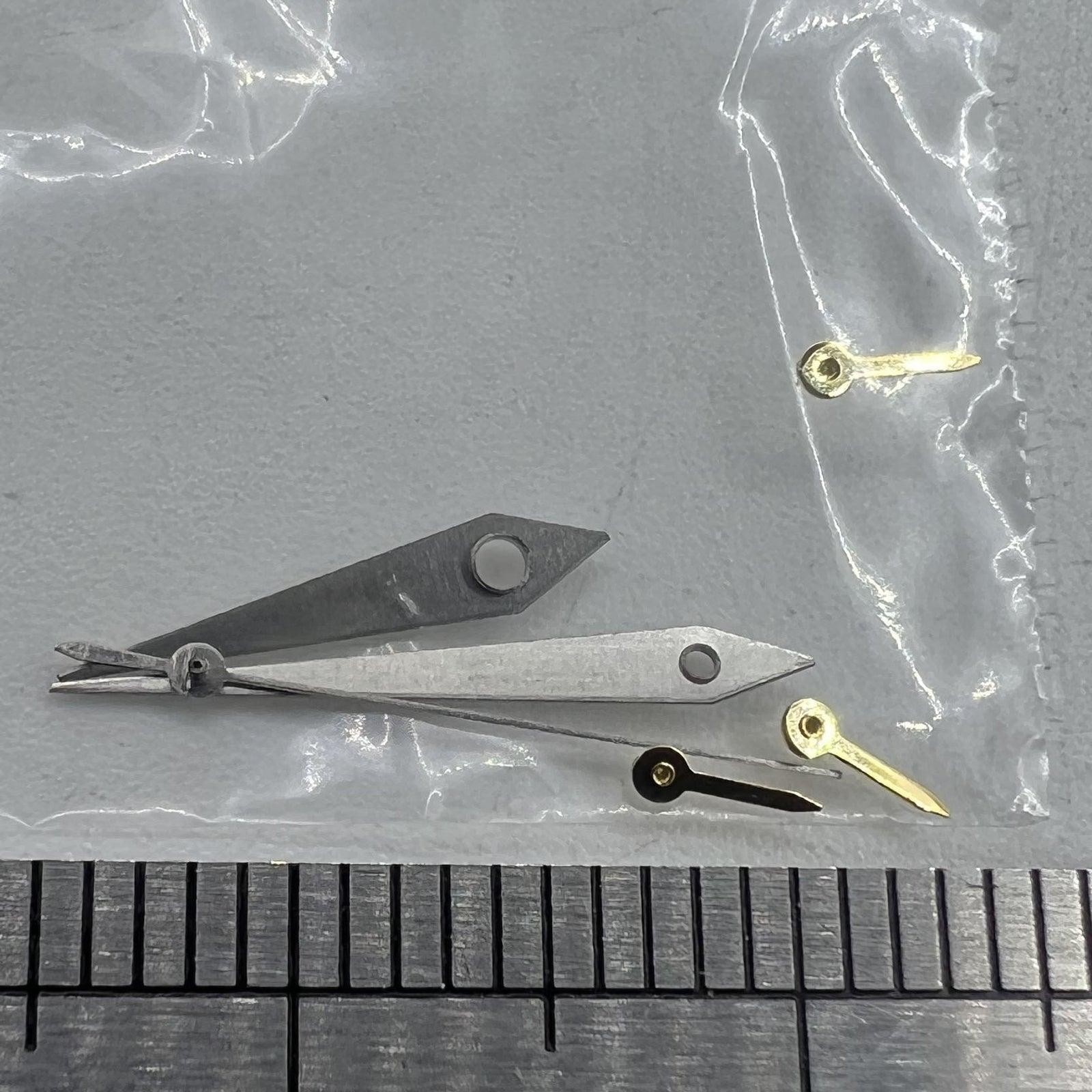 11.5mm Watch Hands Matte Silver Trim Arrow Shape for VX3J VX9J VX7J VX3N VX9N