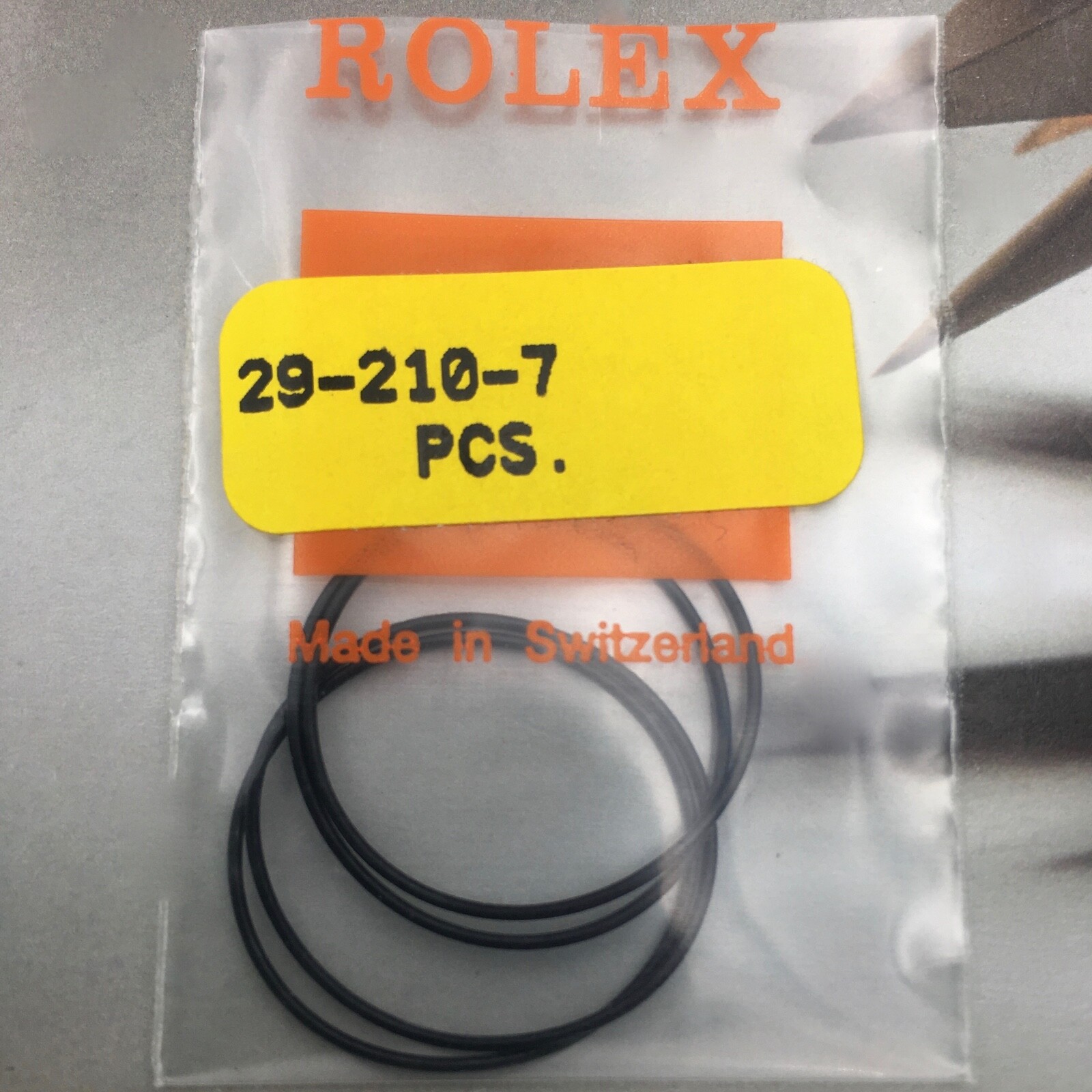 Rolex Cellini 29-210-7 O-Ring Case Back Gasket Ref 6621. Price For One Gasket.