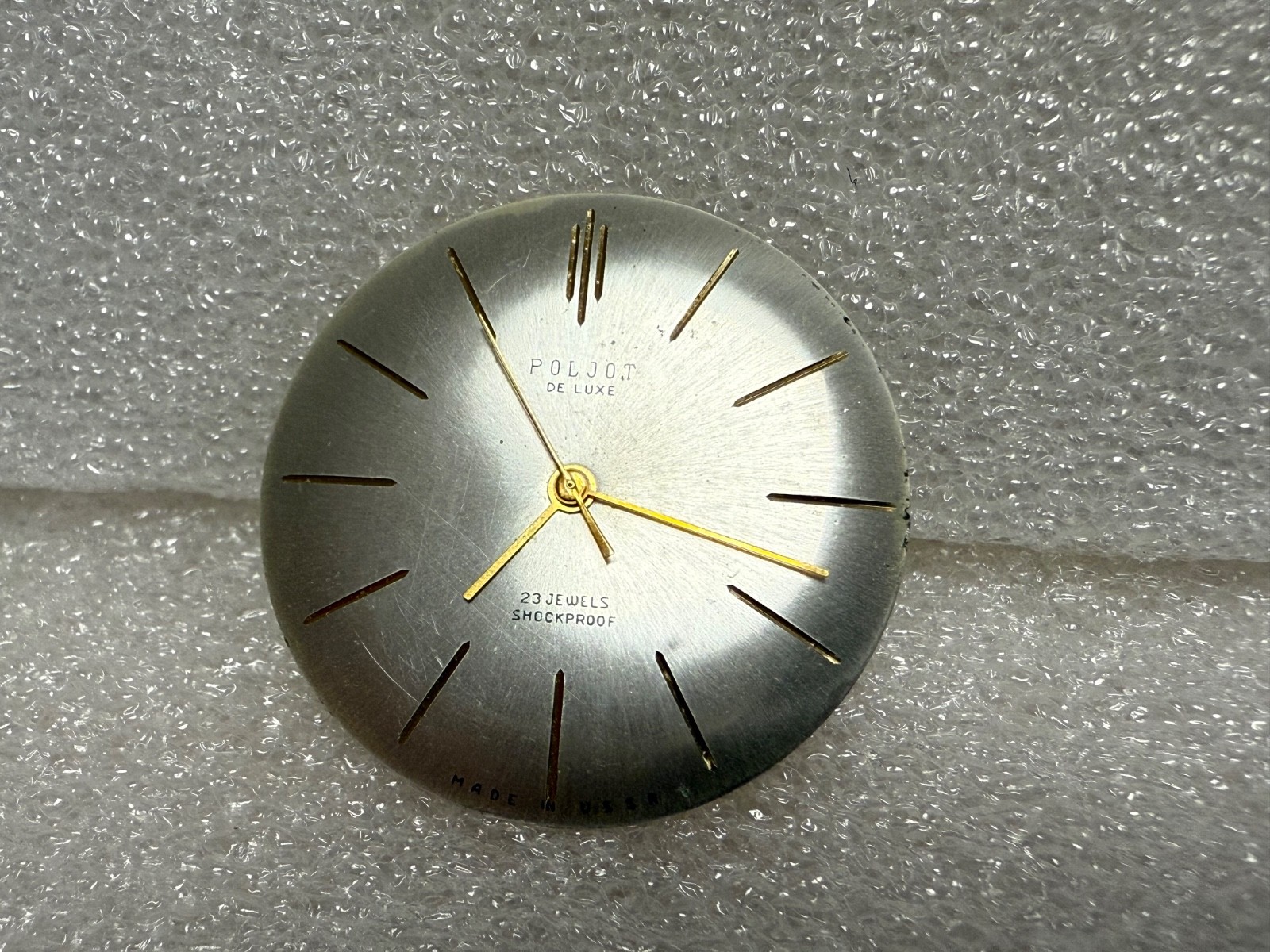 USSR POLJOT de LUXE movement 2209 caliber Gold Plated watch mechanism. FOR PARTS