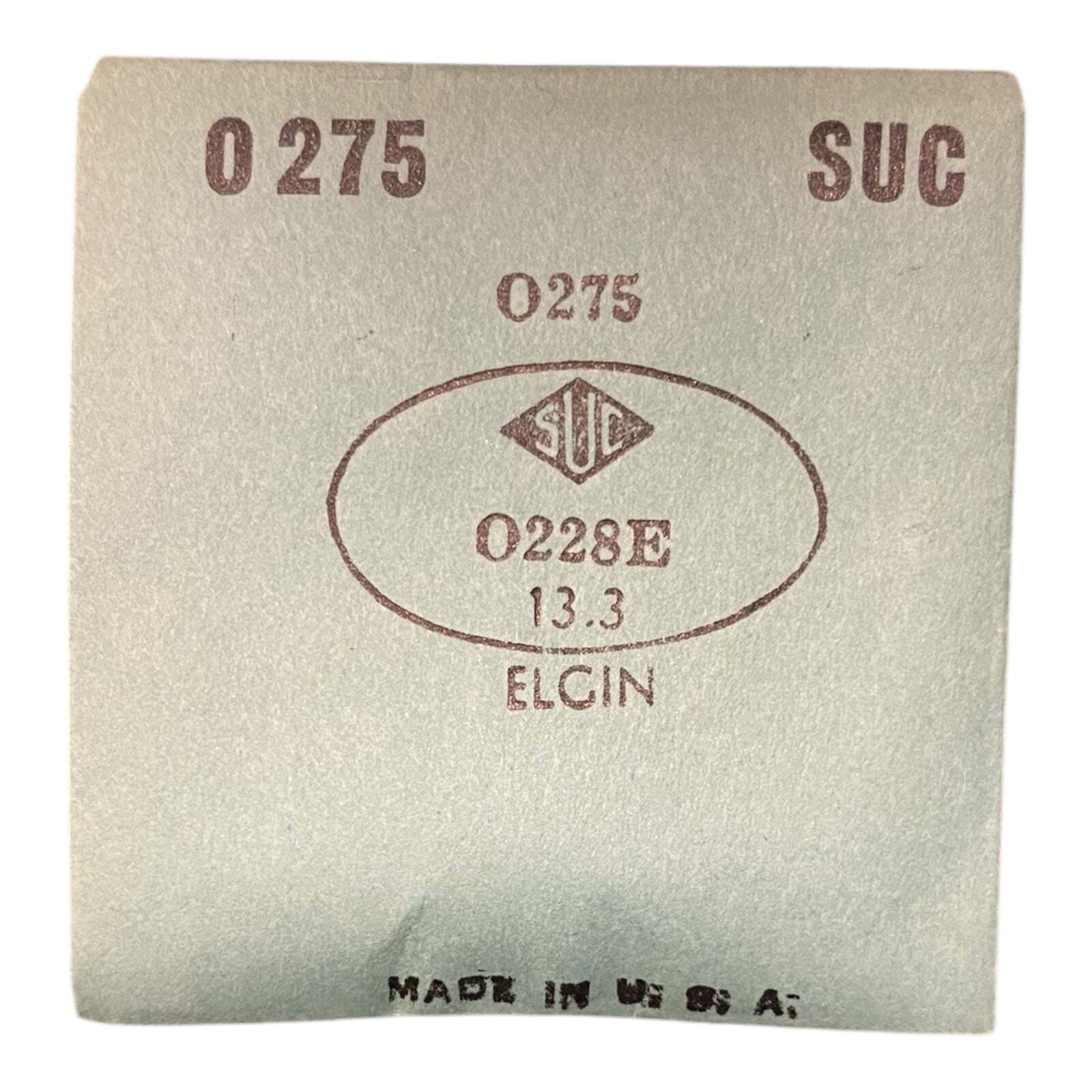 SUC O275 O228E Watch Crystal 13.3 mm NOS Part Elgin Same As: O475
