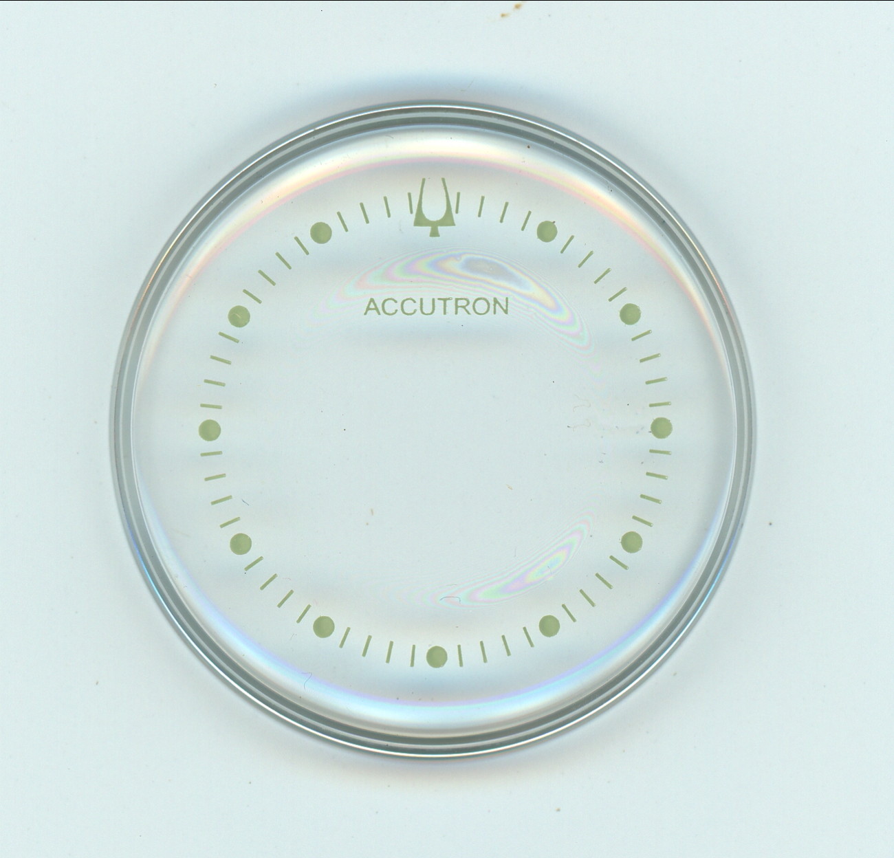 Bulova Accutron Spaceview Crystal 214 1210-3SL 30.55 mm