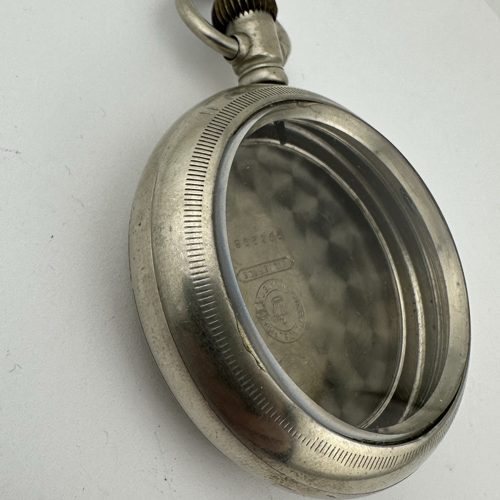 Philadelphia Watch Case Co. 18 Size Silverode Lever Set Pocket Watch Case