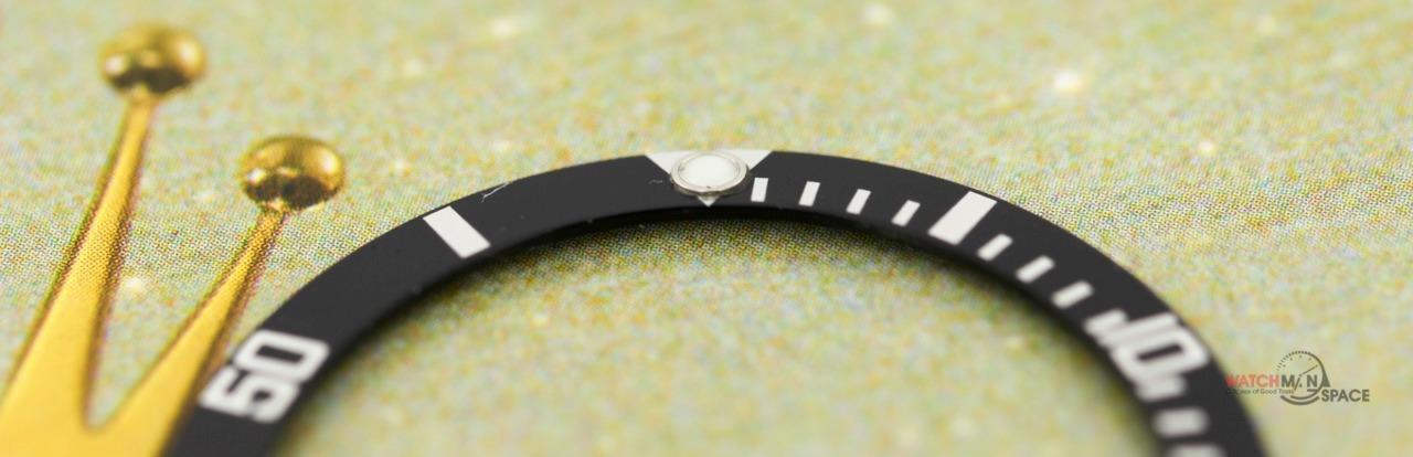Vintage Men’s Rolex Sea Dweller 16660 16600 Black & Silver Bezel Insert #F10