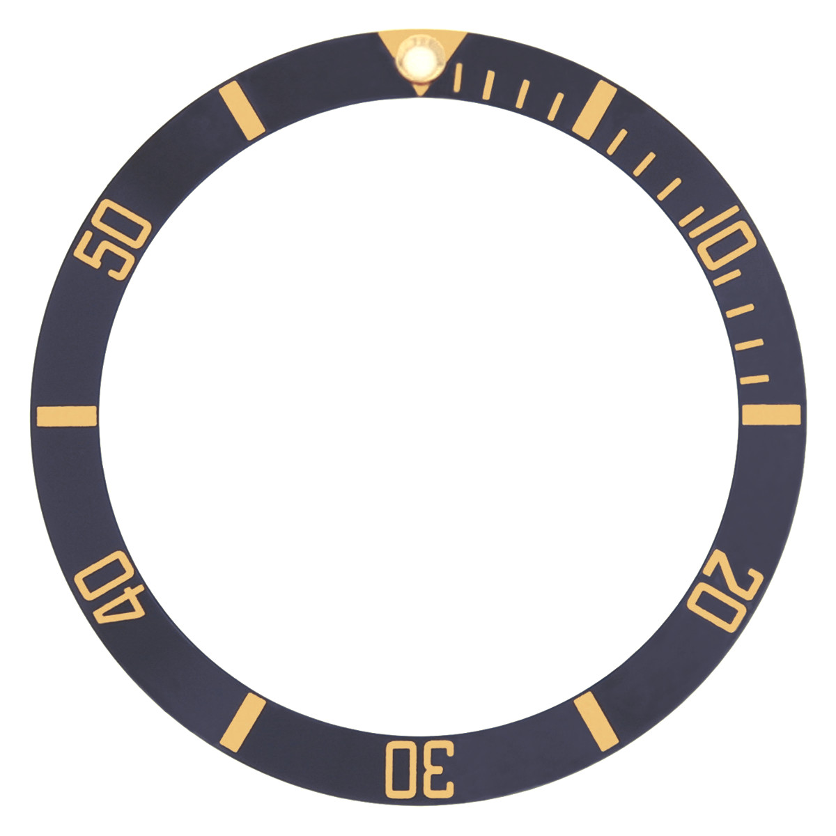 NEW BEZEL INSERT CERAMIC FOR ROLEX SUBMARINER 116610 116613 116618 BLACK GOLD