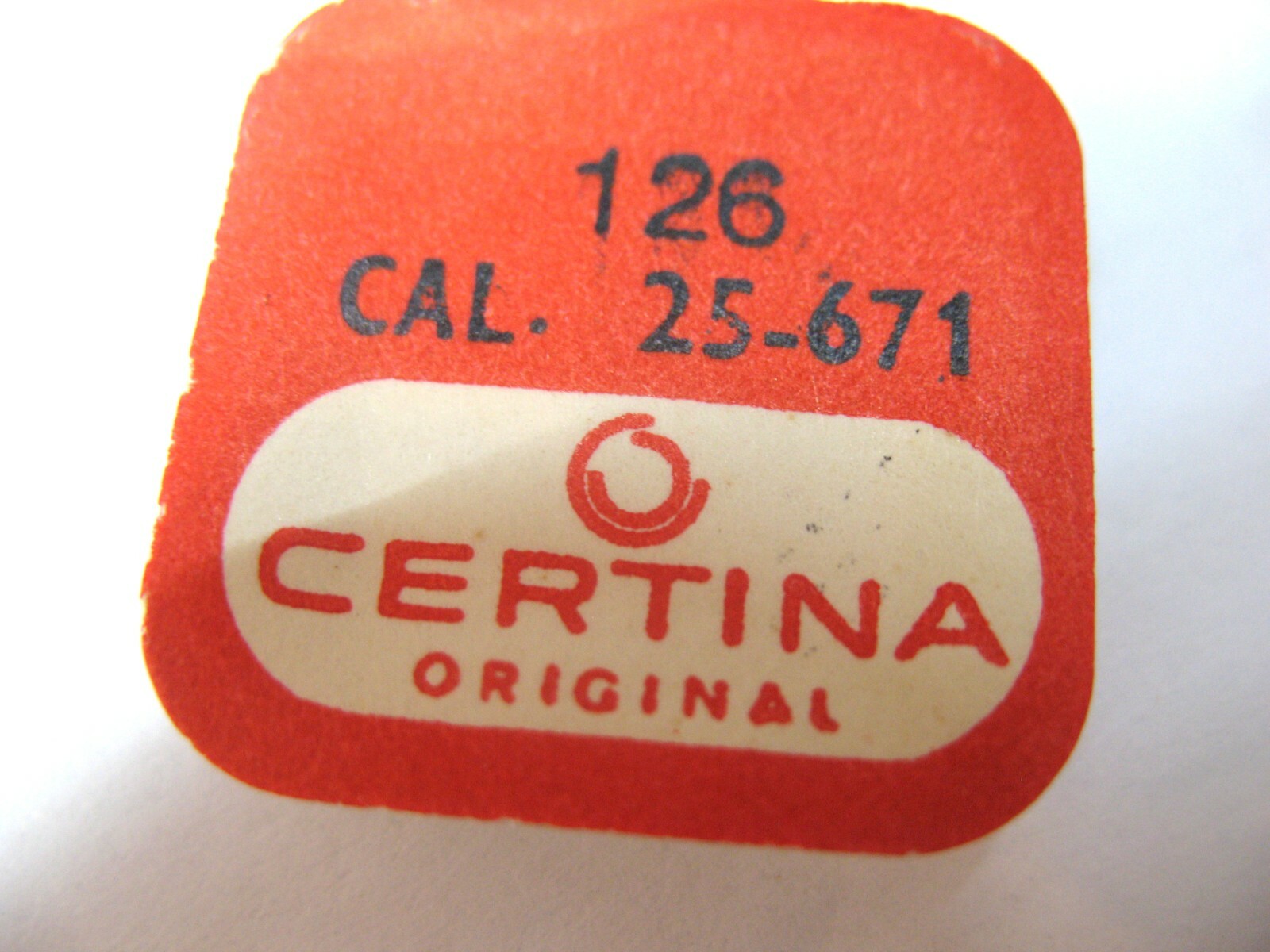CERTINA 25-671 CENTRE WHEEL BRIDGE PART 126