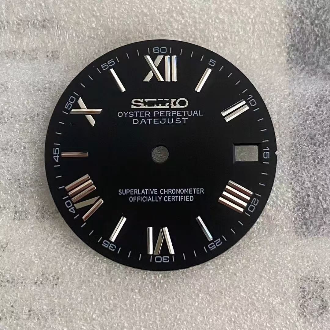 28.5mm Sun Pattern Watch Dial No Luminous For Nh35 Nh36 Movement Watch Parts