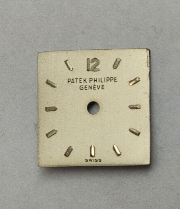 Vintage Genuine Patek Philippe 12.8mm Square Dial Ref 3285 Cal 13.5 Preowned