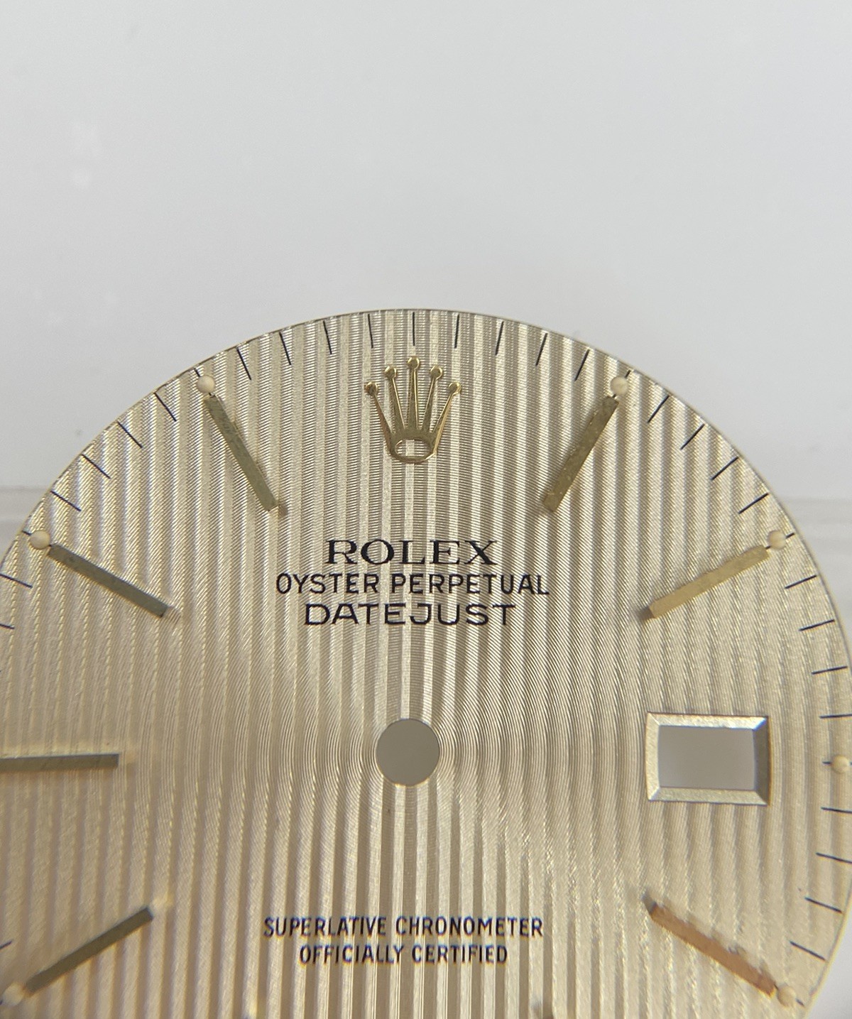 Original Rolex 36mm Datejust 16013 16233 Cal. 3035/3135 Gold Tapestry Dial