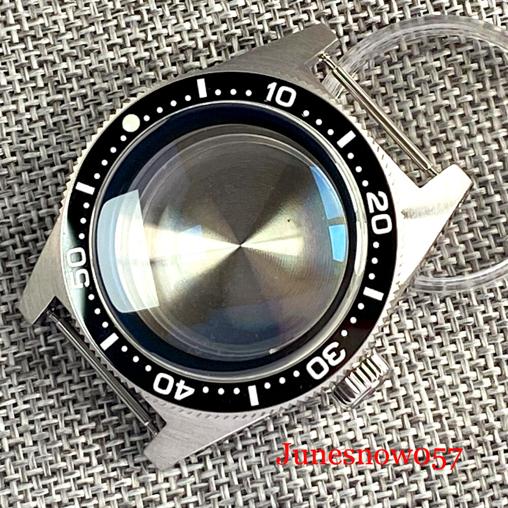 62MAS Watch Case fit NH35A NH36A PT5000 ST2130 ETA2824 AR Sapphire Chapter Ring