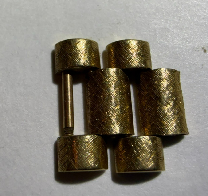 Rolex Presidential Solid 18k Gold Men’ links w/ screws. Please Read Description