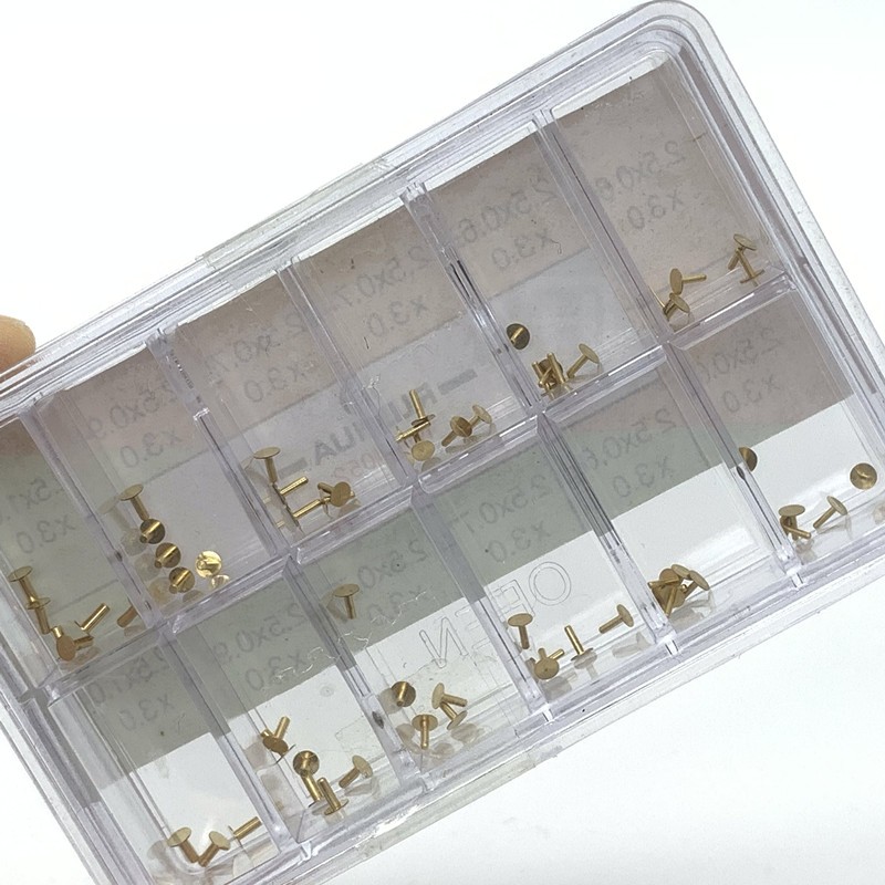 60pcs Multi Sizes Dial Feet Stickers Watch Movement Repair Watch Spare Parts A