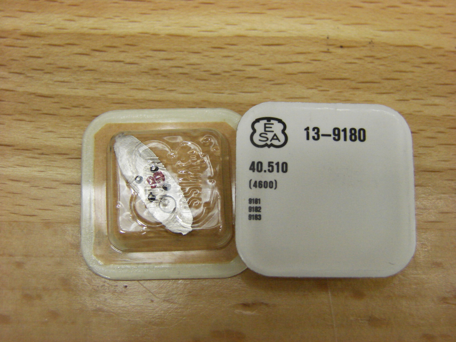 ESA ETA 9180 resonator #4600 #9180-40.510 new old stock in sealed ESA container!