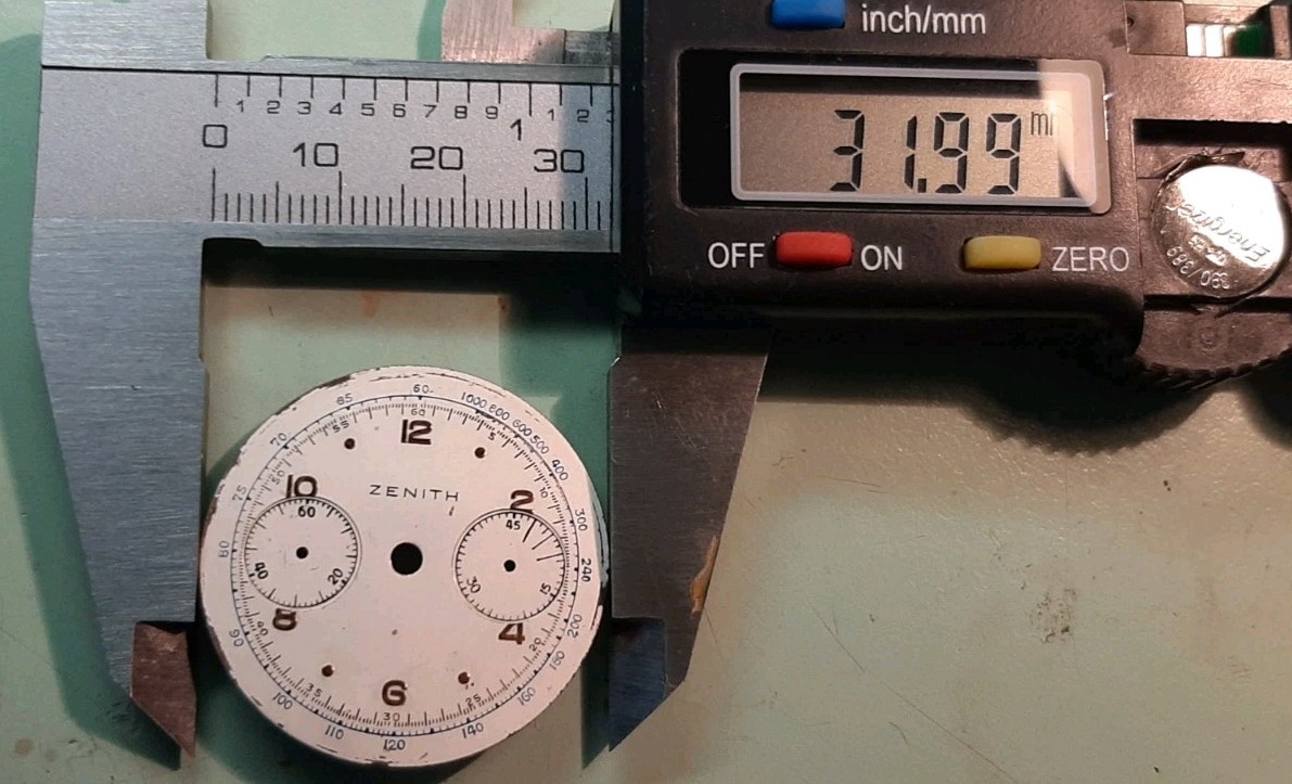 Zenith Original Dial, Reprinted