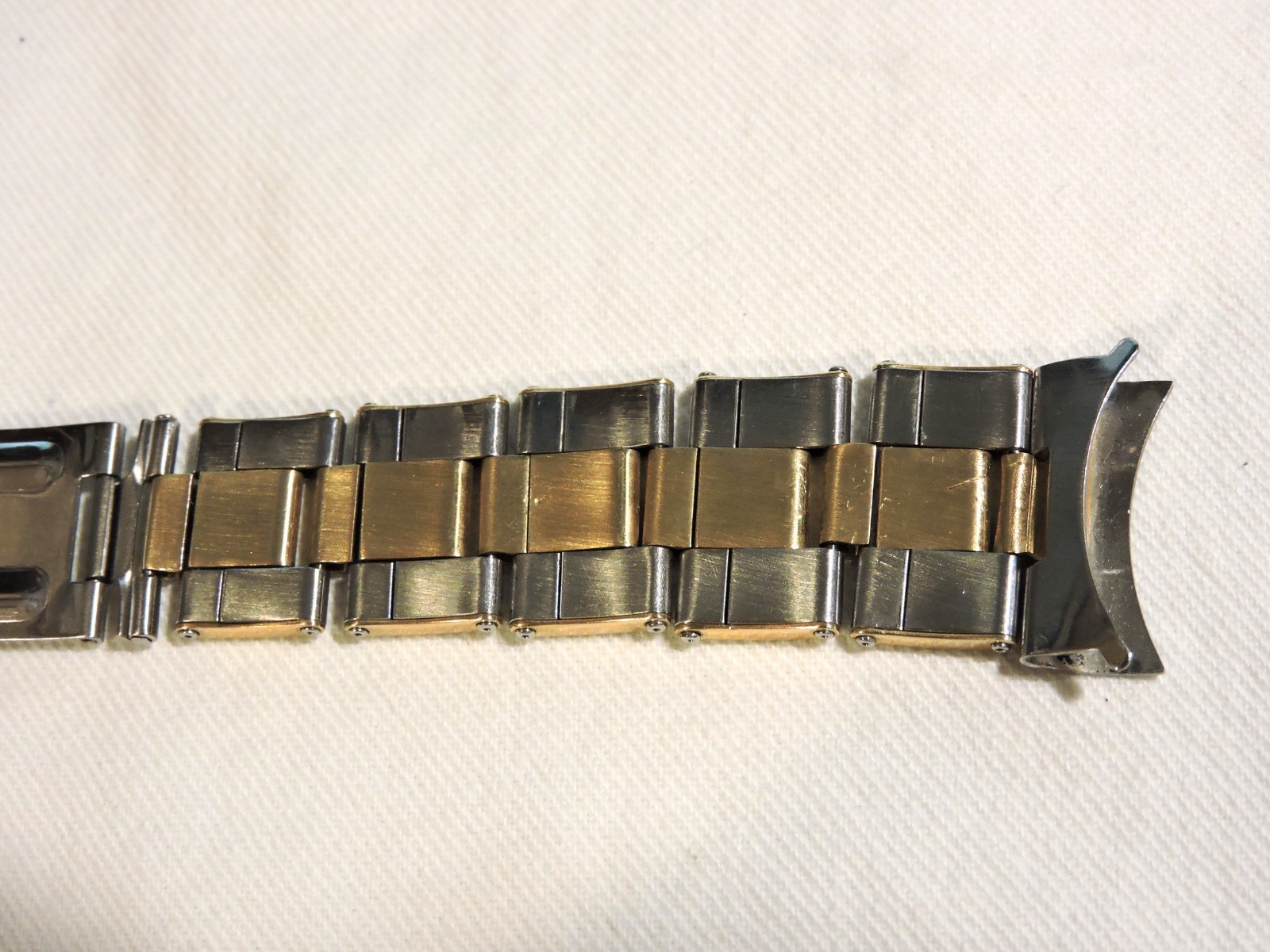 Rolex U.S.A. C & I Vintage Rivet Band 14K GOLD/Steel 20mm from 1950’s VERY RARE!