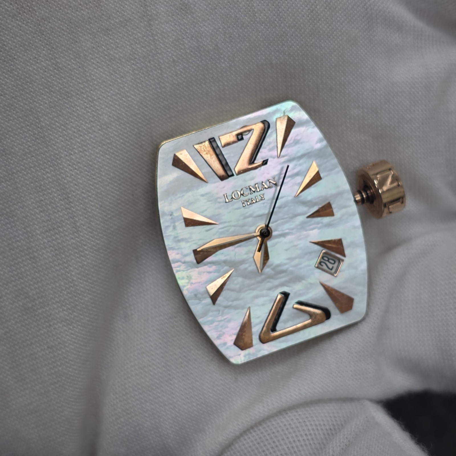 Locman Panorama REF 153 Ladies Mother of Pearl Quartz Date Movement New Battery