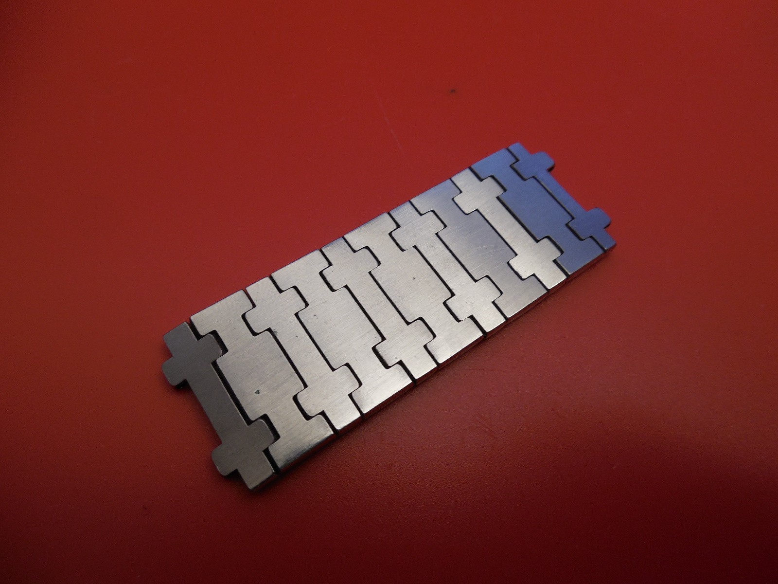 GENUINE CONCORD STEEL SARATOGA STRAP BAND BRACELET 18MM LINK INTEGRATED SECTION