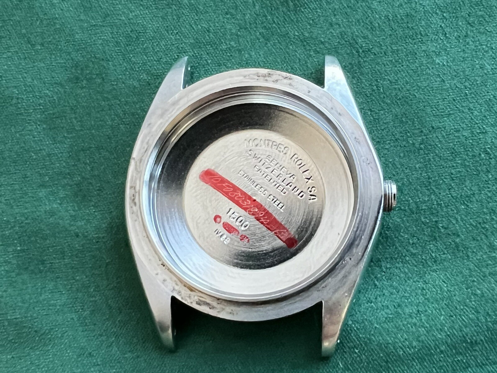 Authentic Rolex Datejust 34mm – Ref. 1500 Case Back – OC#711