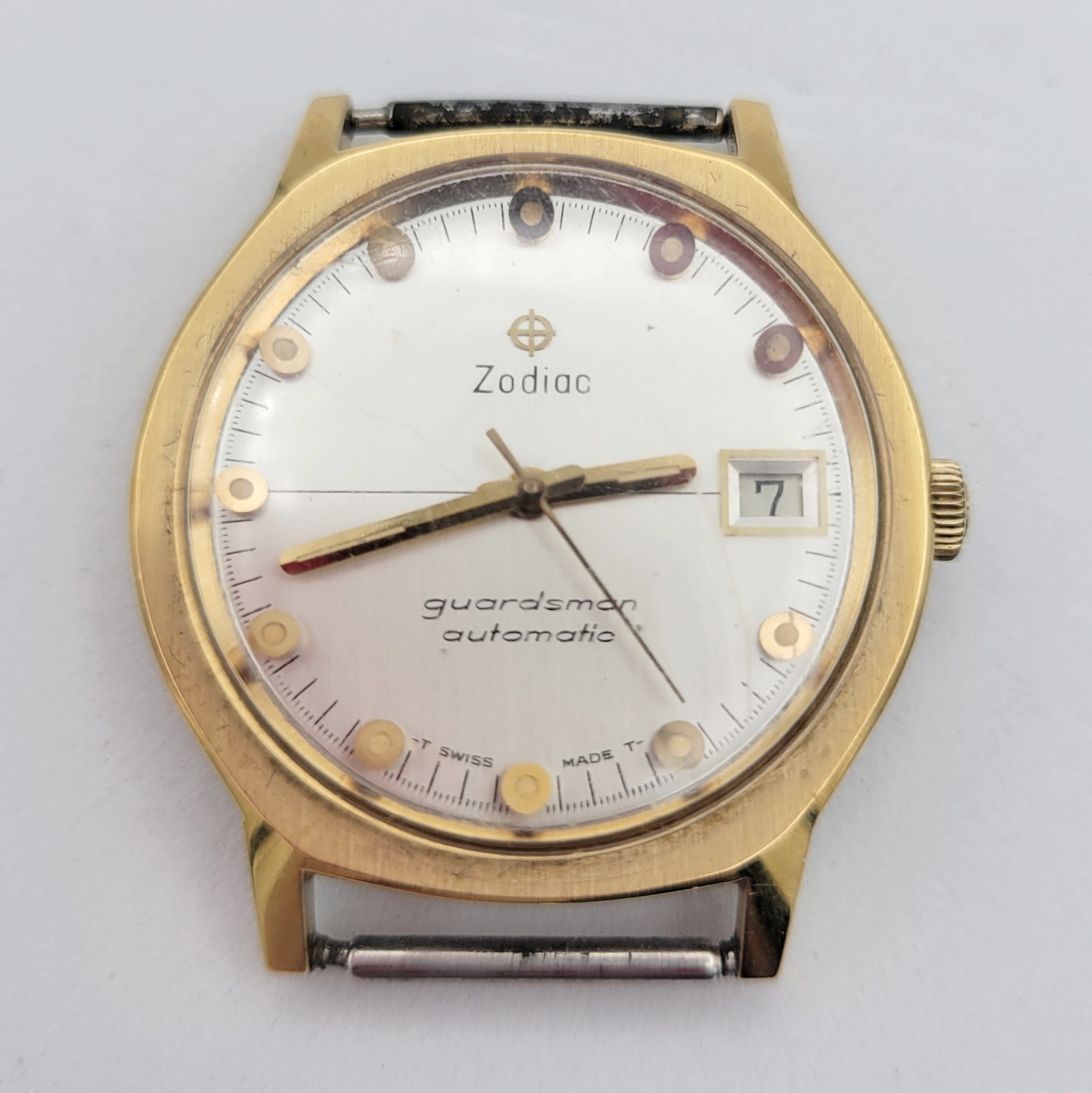 Zodiac Ref. # 70-72 Movement Guardsman 17 Jewel Automatic Watch WORKING 1960s