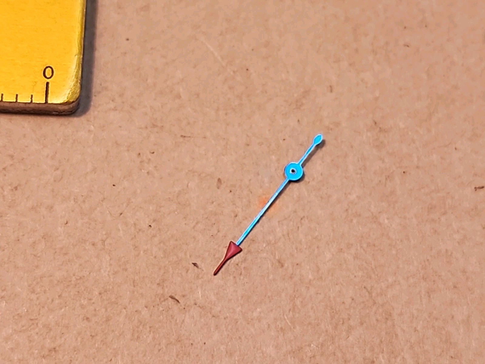 Vintage NOS Blue Arrow Sweep Second Hand With Red Painted Tip .61 Post Height