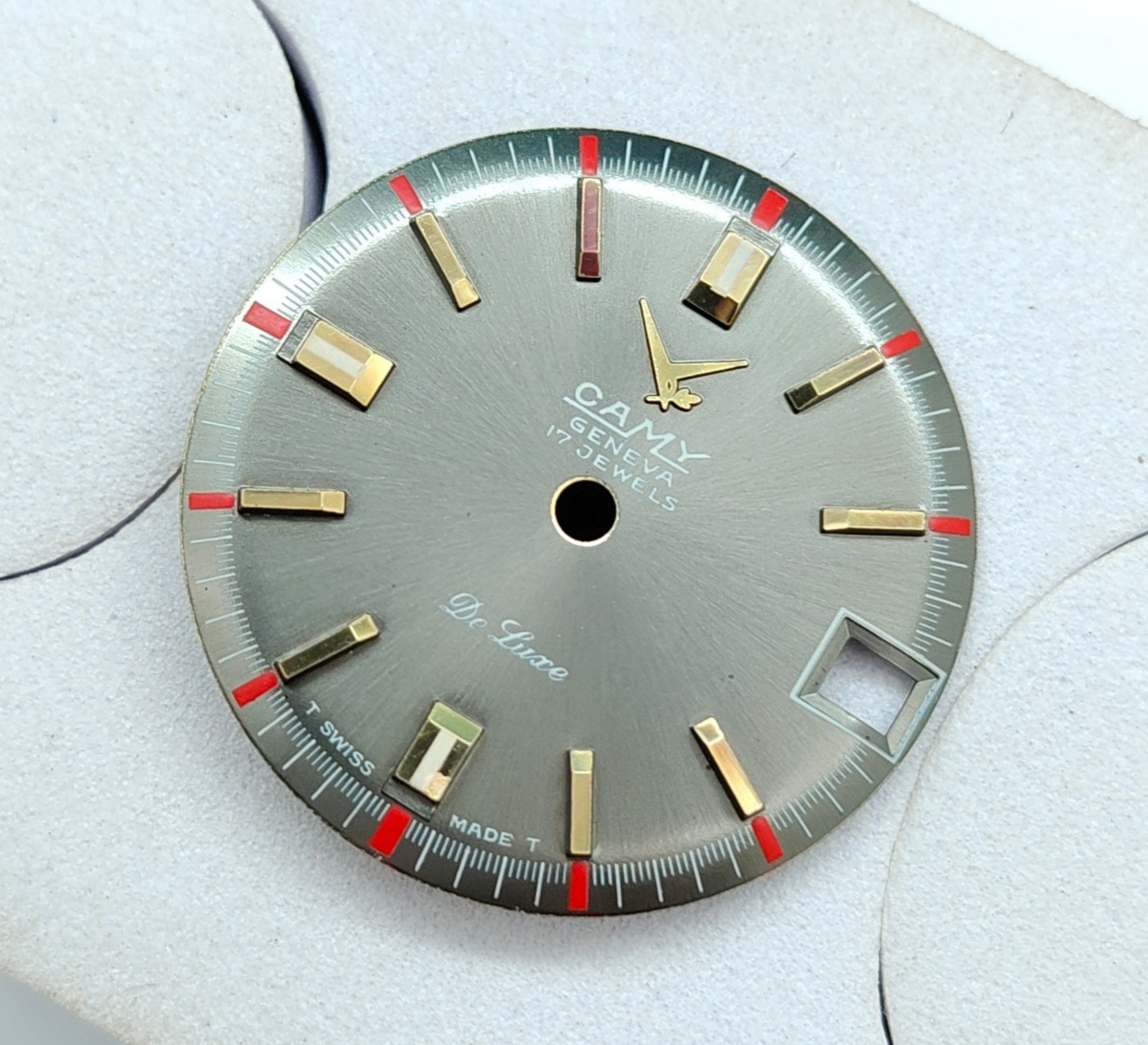 CAMY DE LUXE DATE Cal.ST96 SWISS 26mm UNUSED DIAL