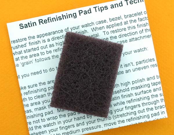 Ultimate Brushed Finish Refinishing Kit for Watches – Satin / Titanium