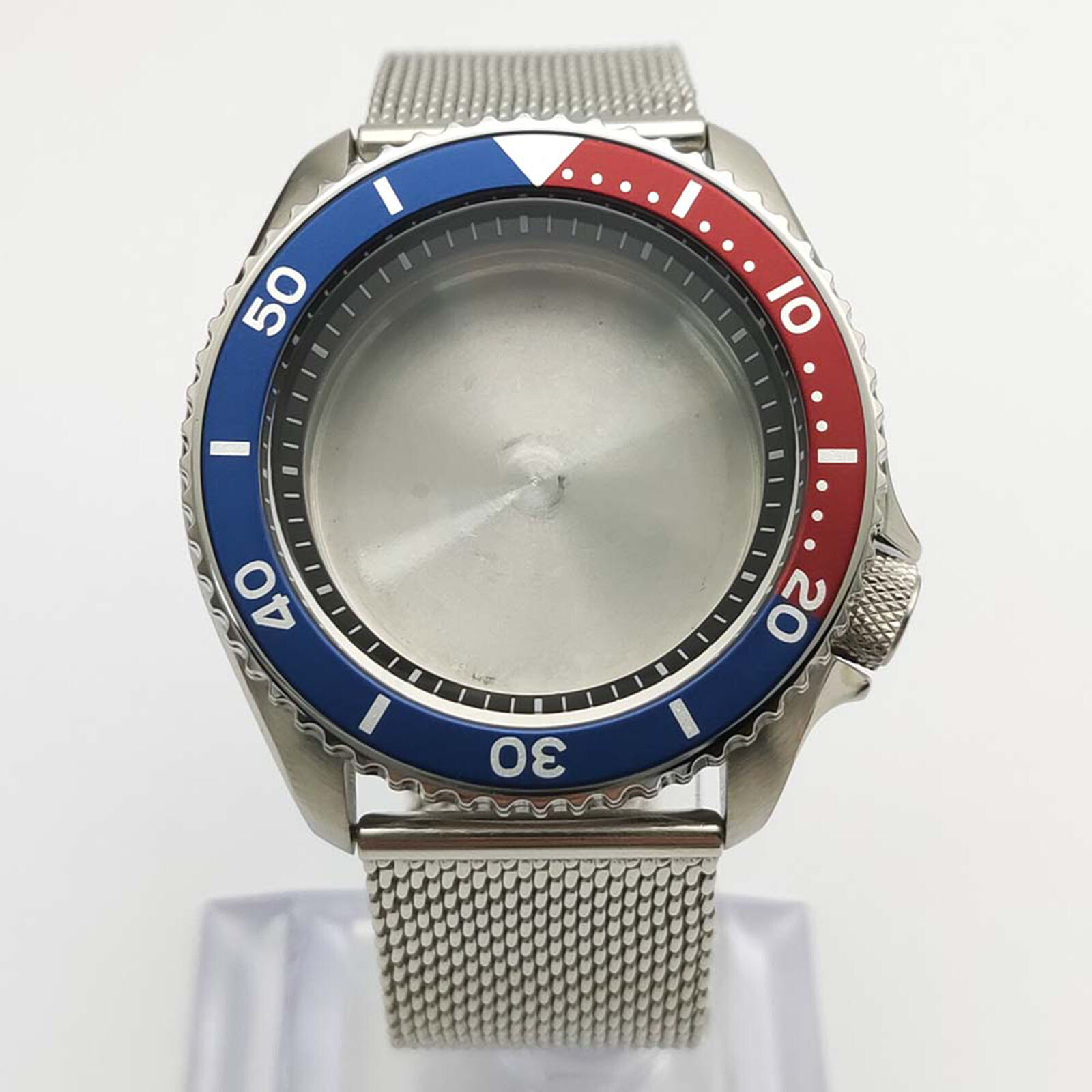Watch Case + Watch Strap Set Men’s Watch 007 Watch Case for NH35/NH36 Movement