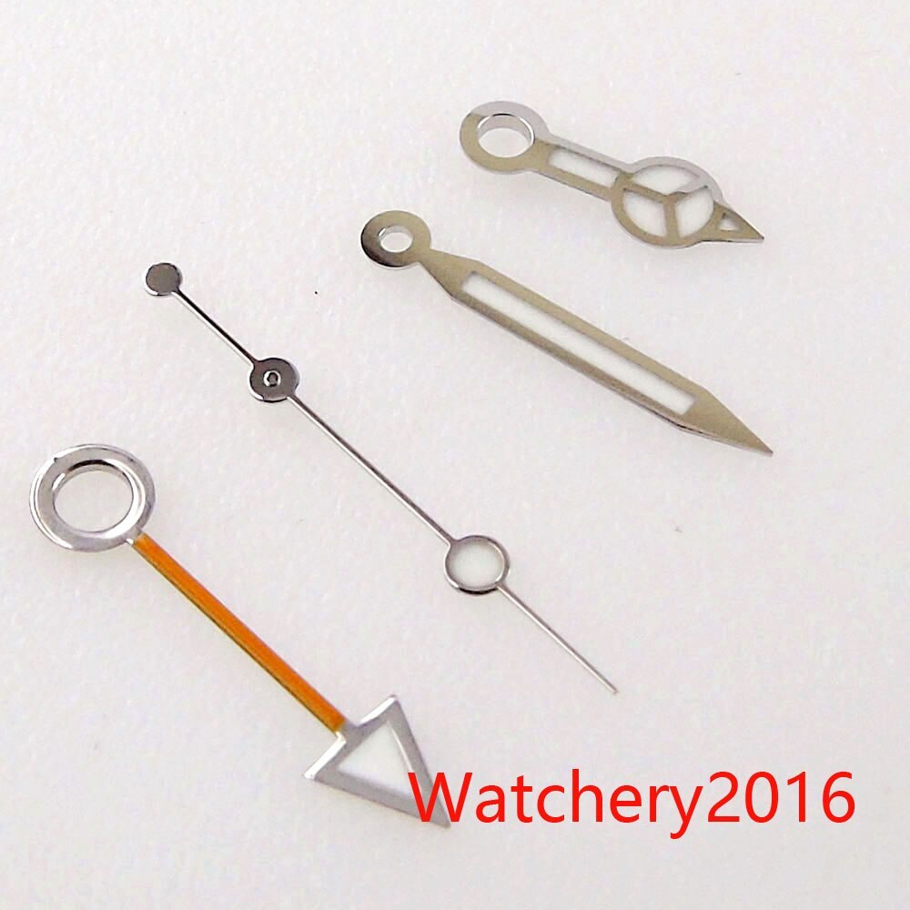 Watch Hands Red Rose Gold GMT Hands Fit NH34 NH34A MingZhu 3804 Automatic