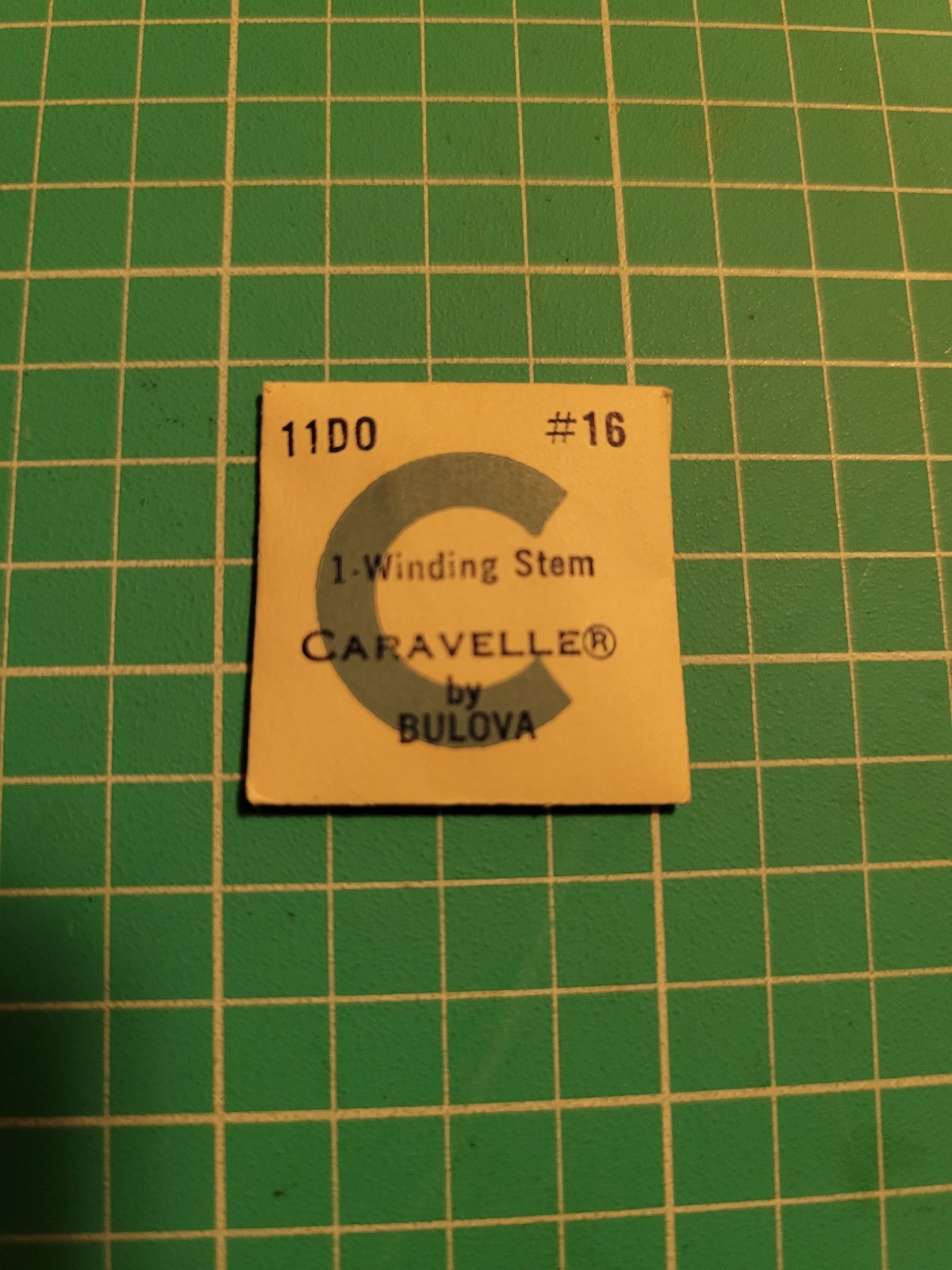 NOS NEW Genuine Bulova Caravelle Cal. 11DO # 16 Winding Stem Watch Part